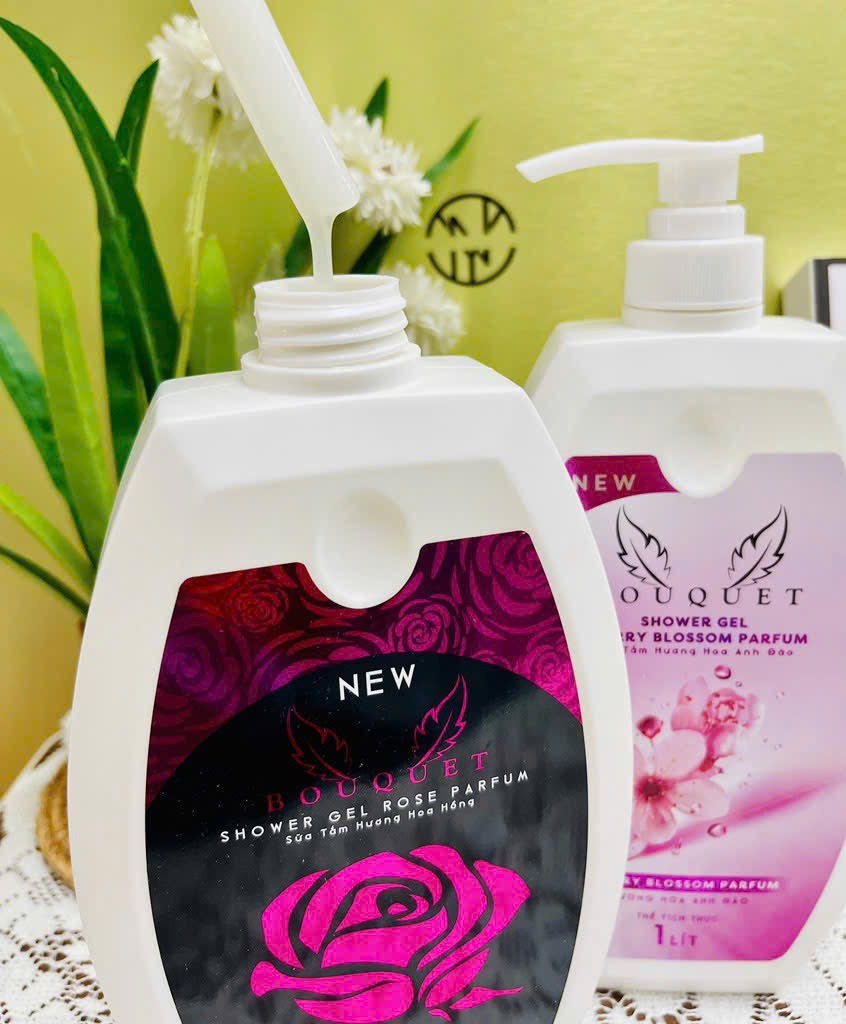 Sữa Tắm BouQuet Chính Hãng Cty 1 Lít Cực Thơm (7)