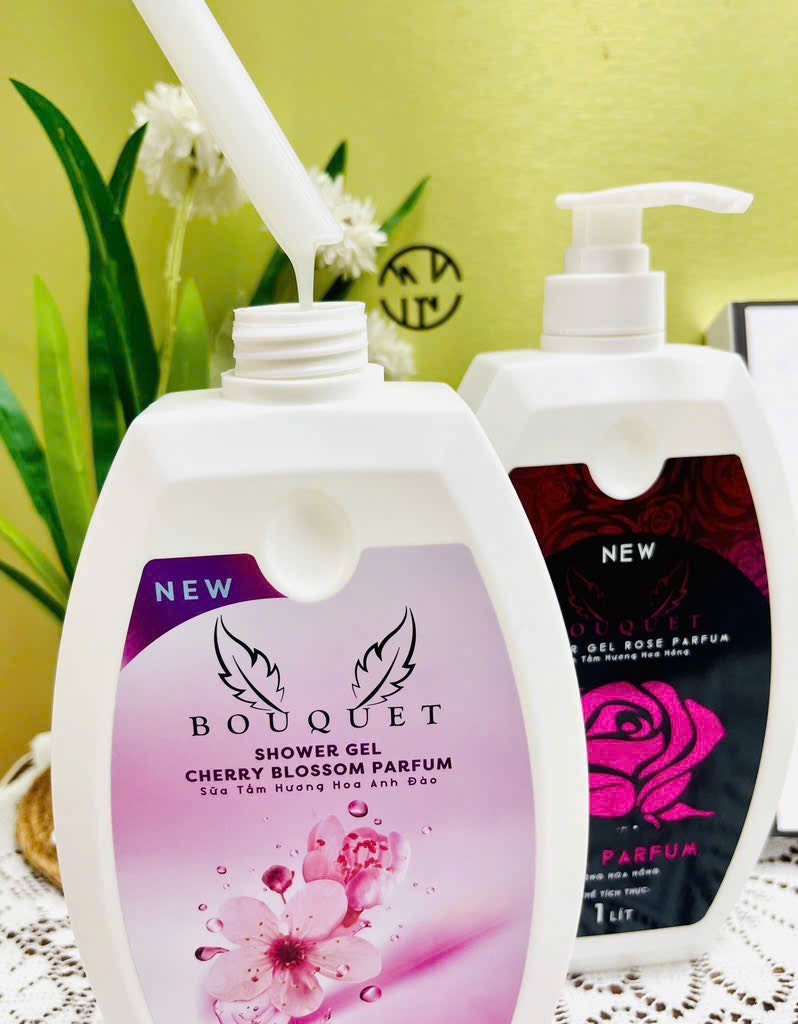 Sữa Tắm BouQuet Chính Hãng Cty 1 Lít Cực Thơm (7)
