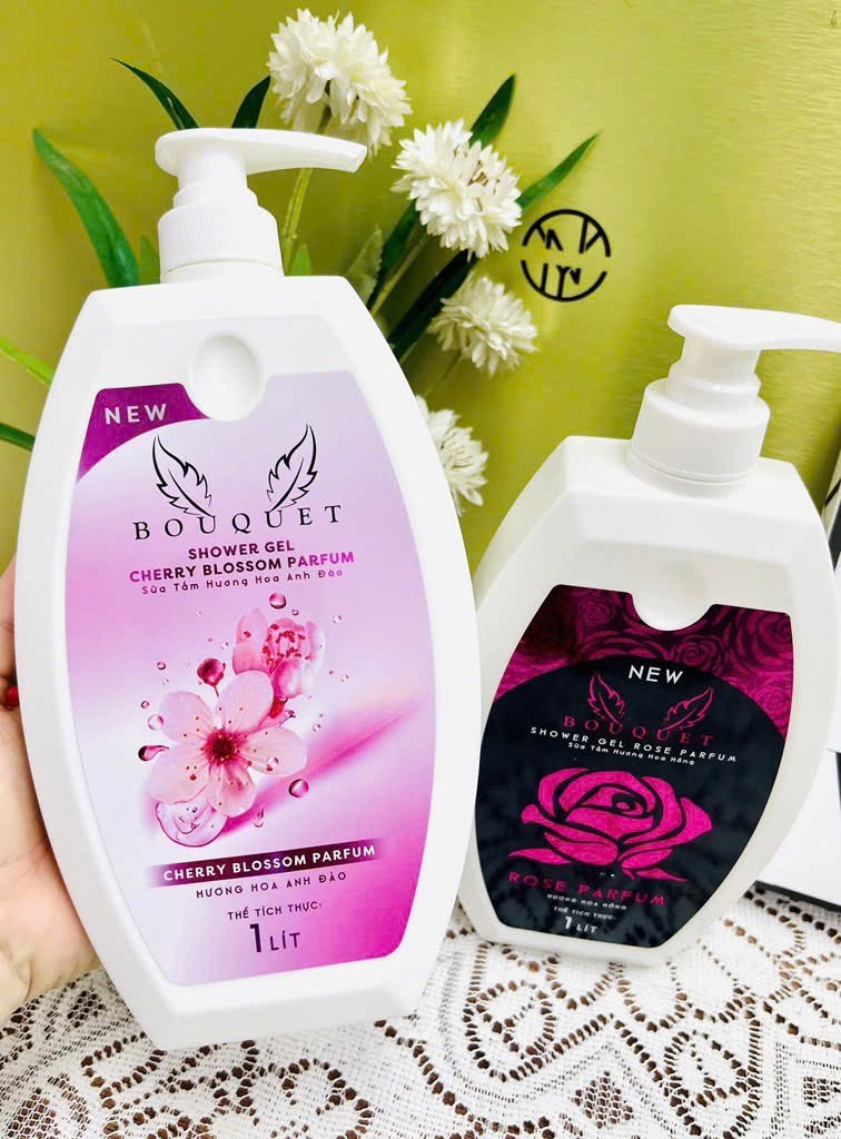 Sữa Tắm BouQuet Chính Hãng Cty 1 Lít Cực Thơm (7)