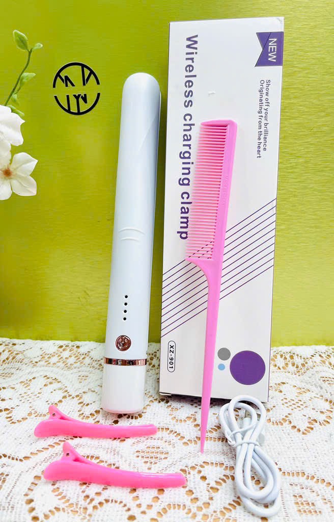 Máy Uốn Duỗi Tóc Không Dây Dùng Pin (15)