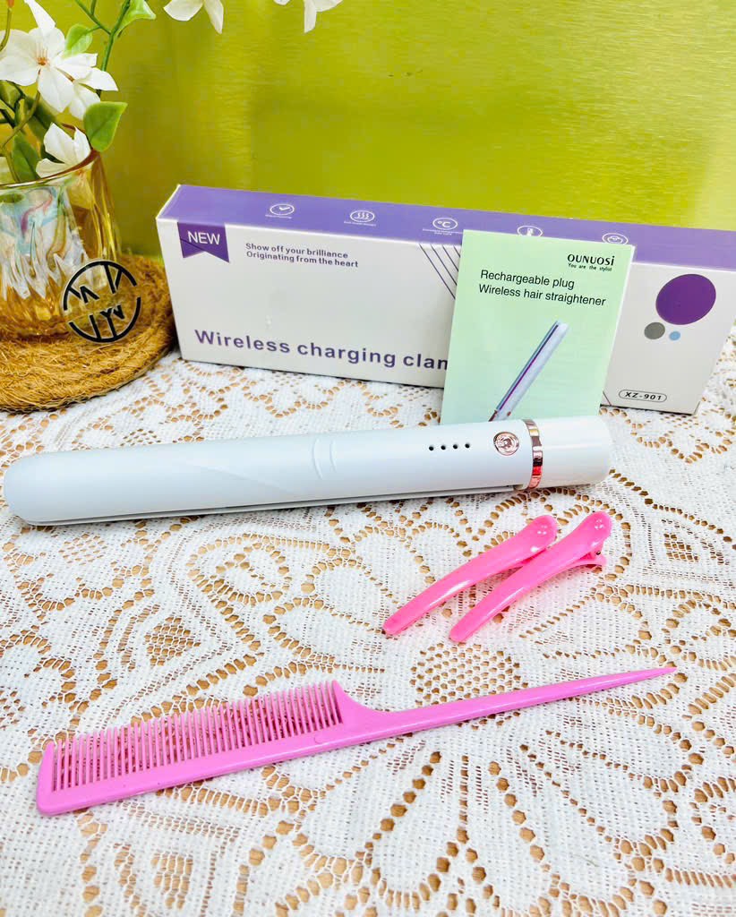Máy Uốn Duỗi Tóc Không Dây Dùng Pin (15)
