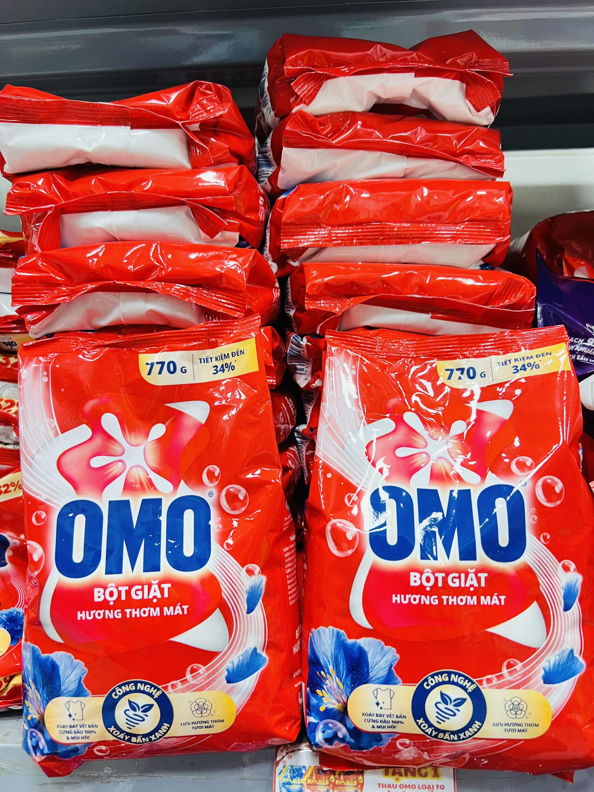 TÚI BỘT GIẶT OMO 770g HƯƠNG THƠM MÁT CHÍNH HÃNG (2) '