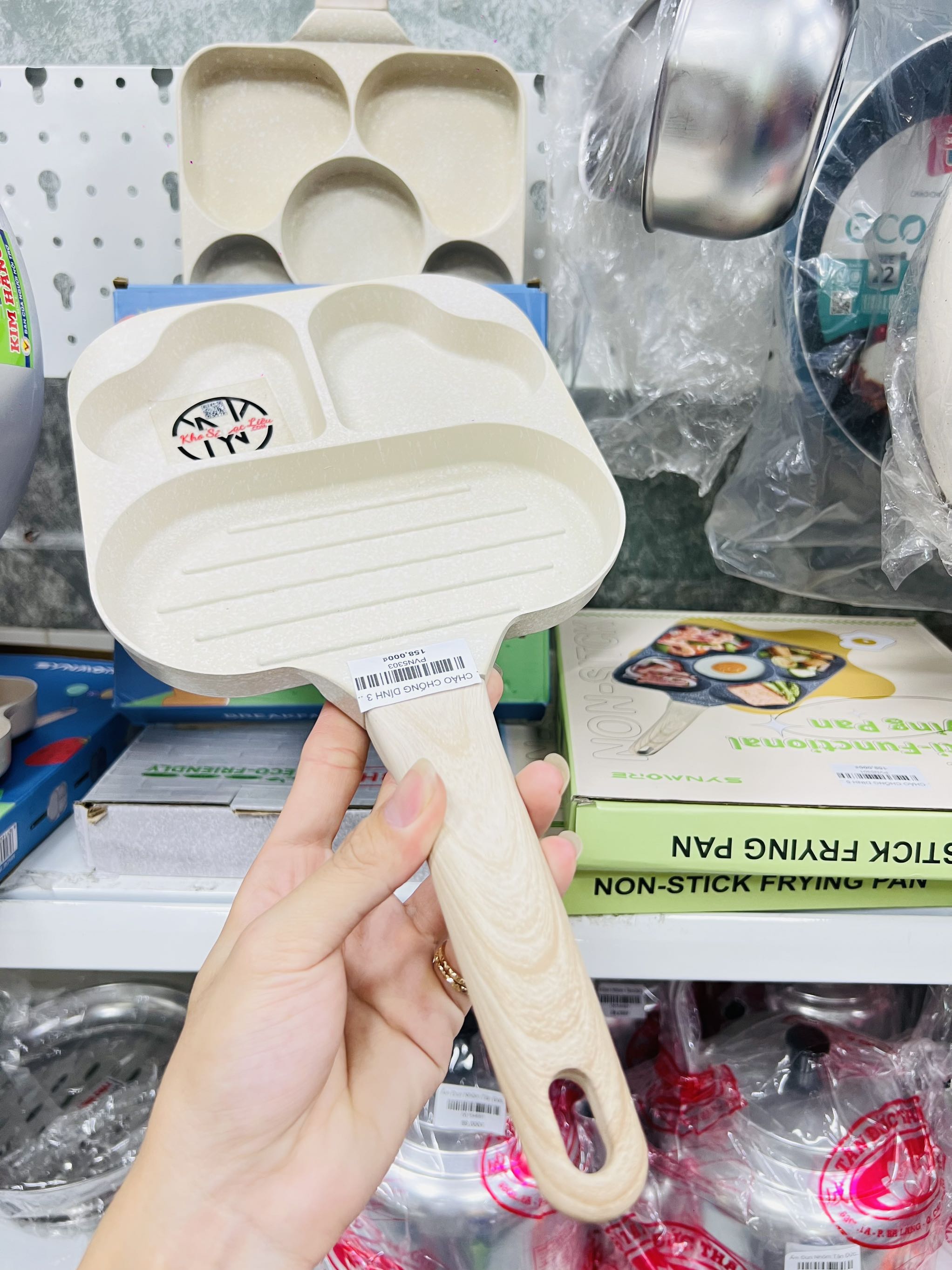 CHẢO CHỐNG DÍNH 3 NGĂN XỊN (14) '