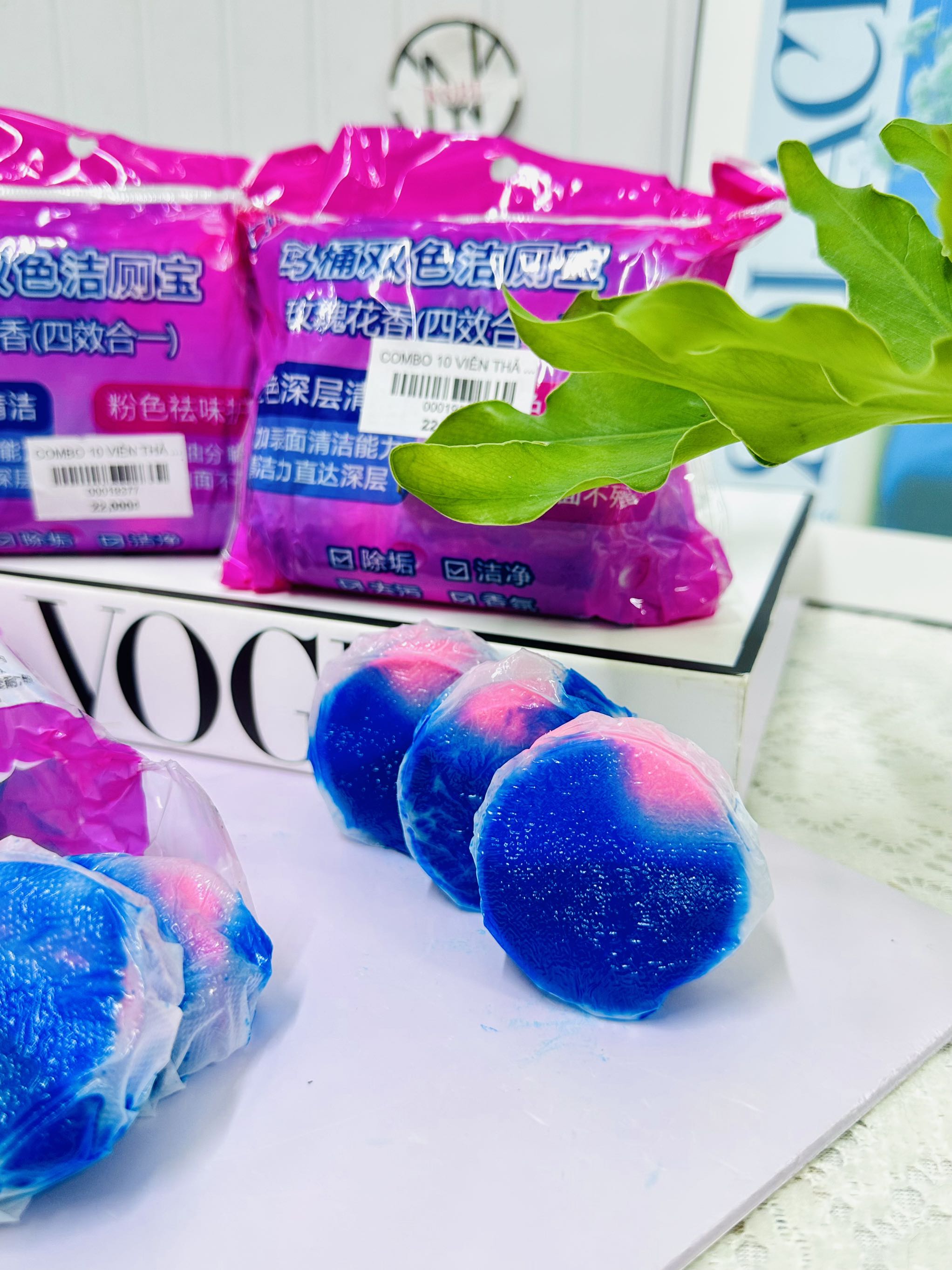 COMBO 10 VIÊN THẢ BỒN CẦU HỒNG NỘI ĐỊA