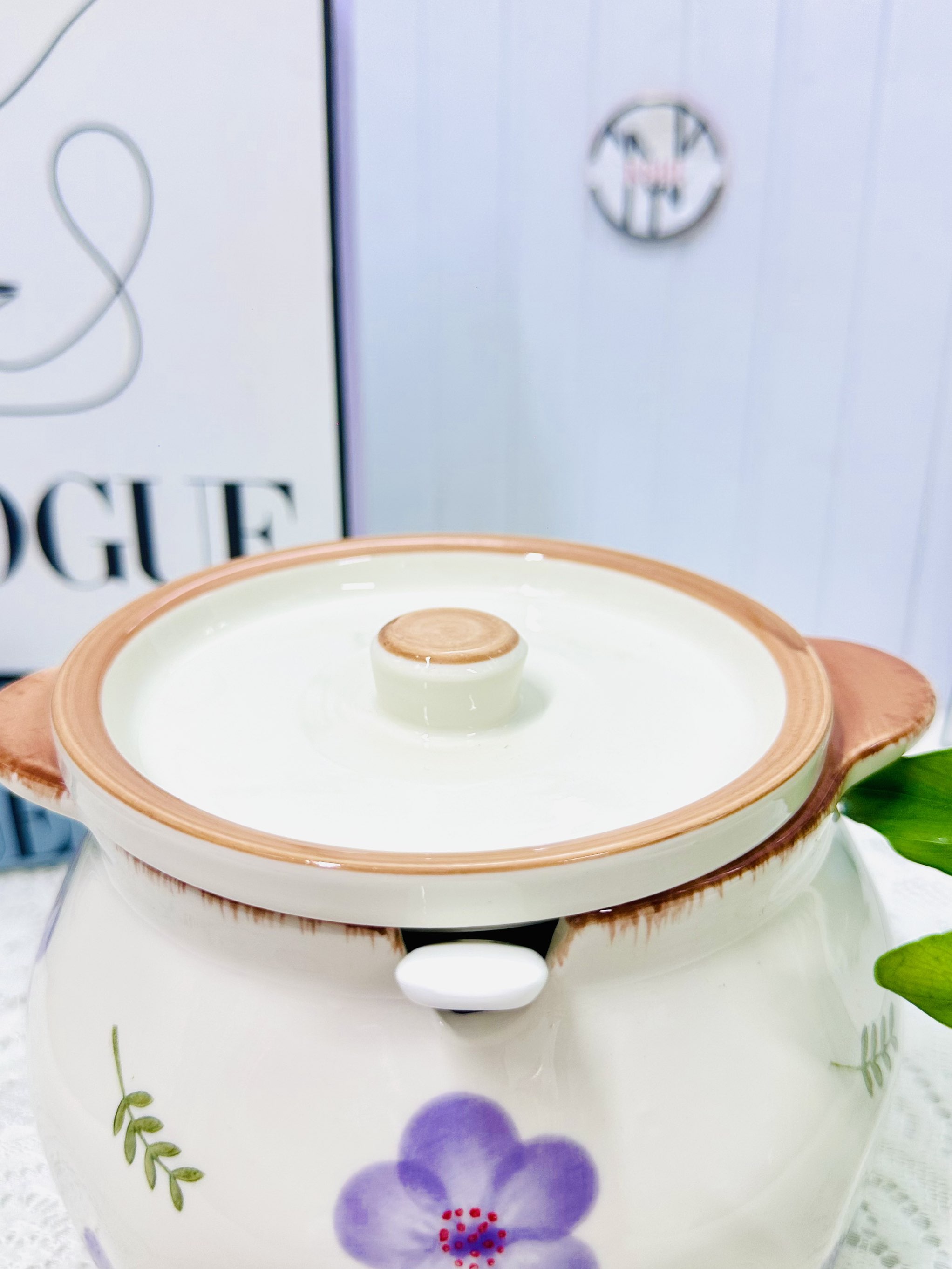 HŨ ĐỰNG DẦU MỠ MẪU HOA LÁ 1400ml (9)