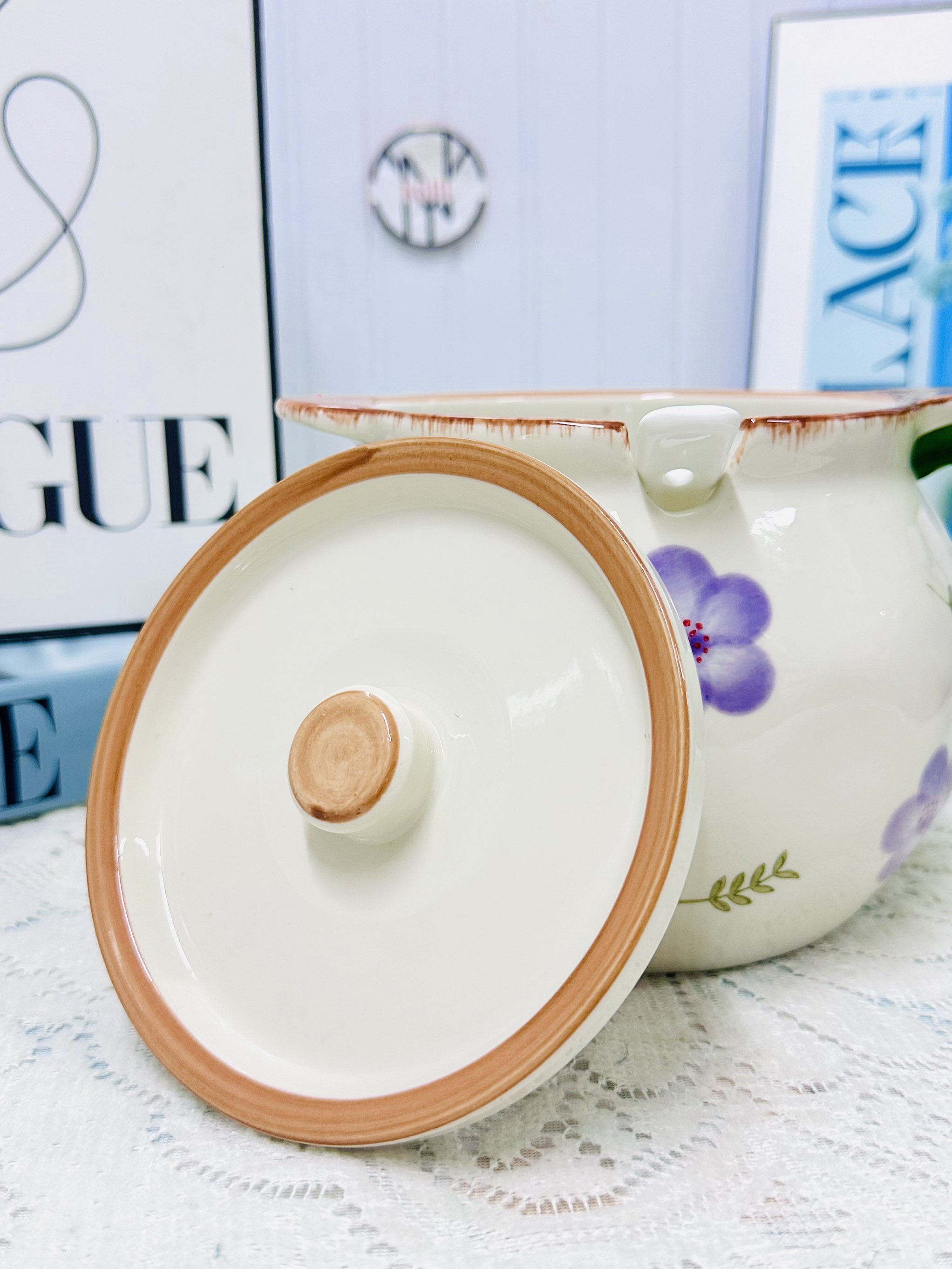 HŨ ĐỰNG DẦU MỠ MẪU HOA LÁ 1400ml (9)