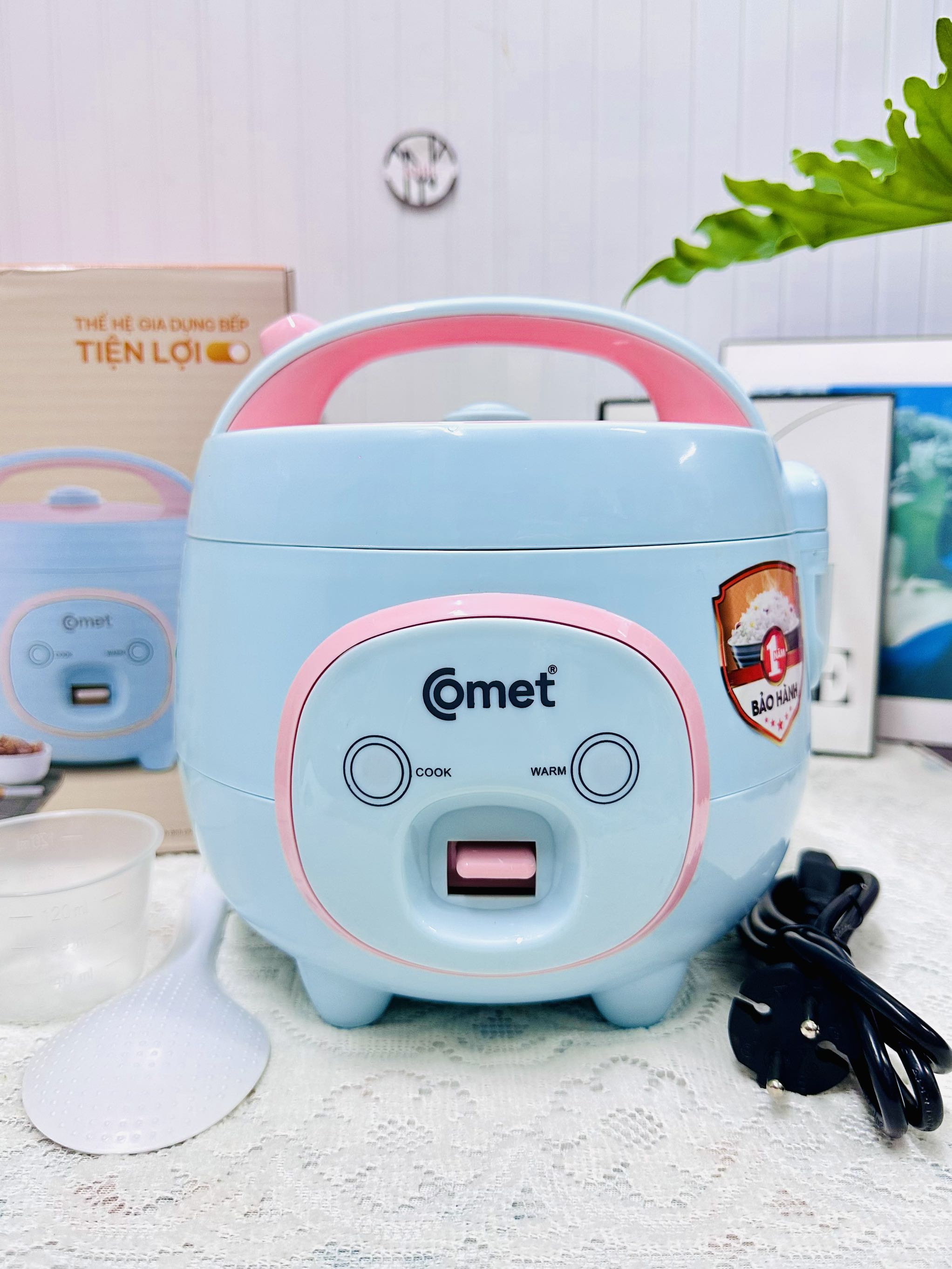 NỒI CƠM ĐIỆN COMET CM8006 0.8L CHÍNH HÃNG (20)