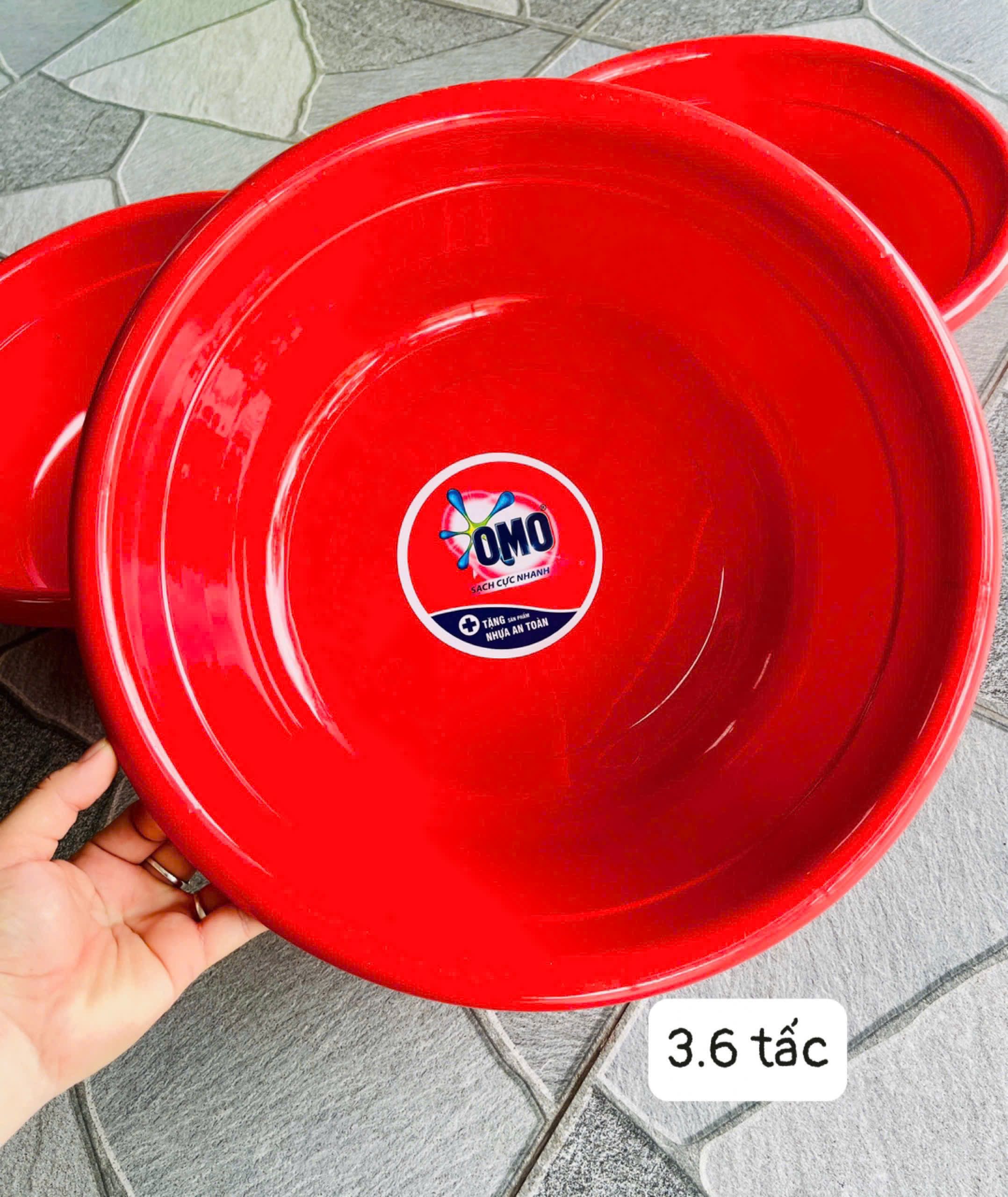 CHẬU THAU NHỰA OMO 3,6 TẤC