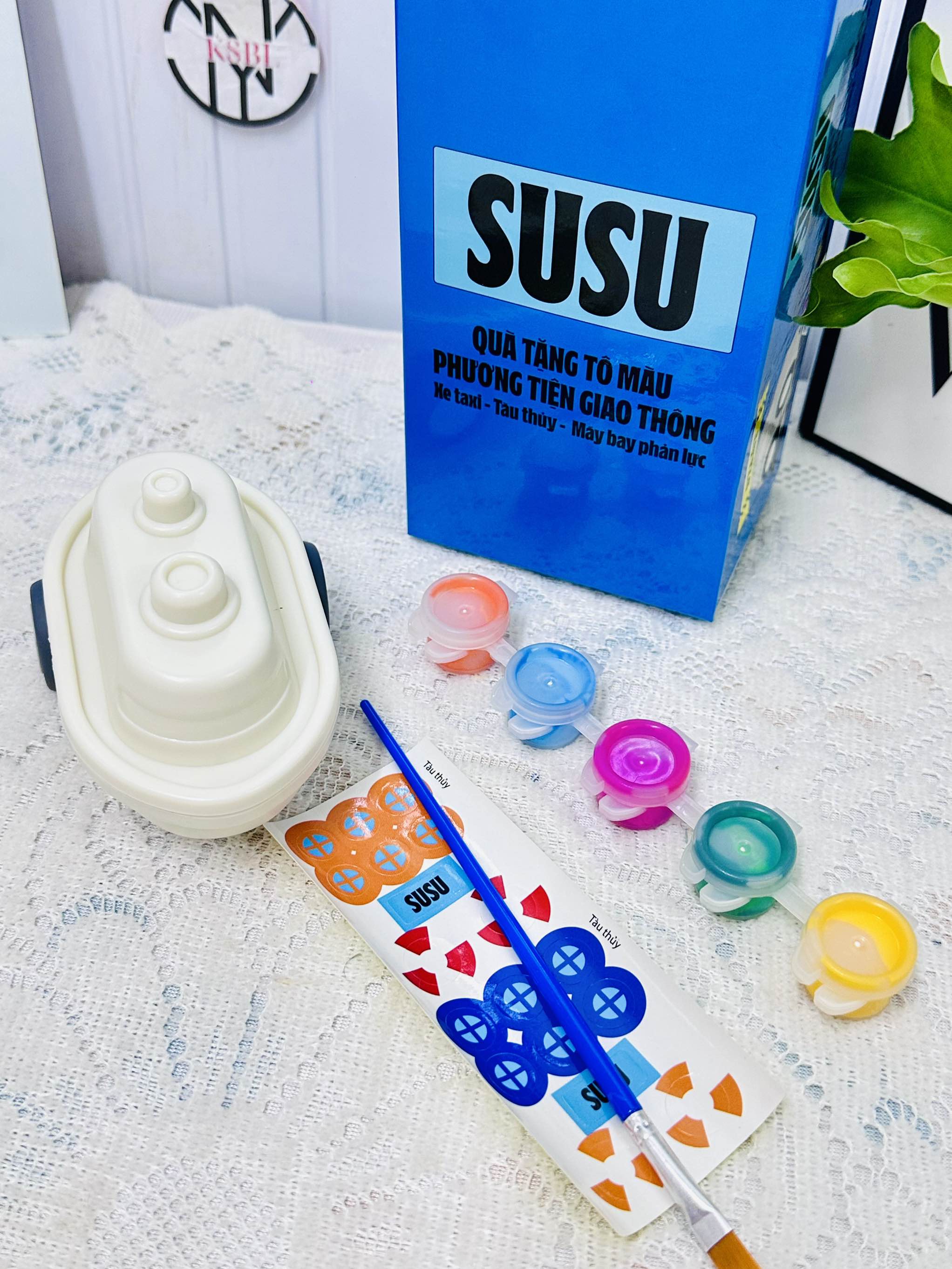 BỘ ĐỒ CHƠI TÔ MÀU XE KUN CHO BÉ (1)