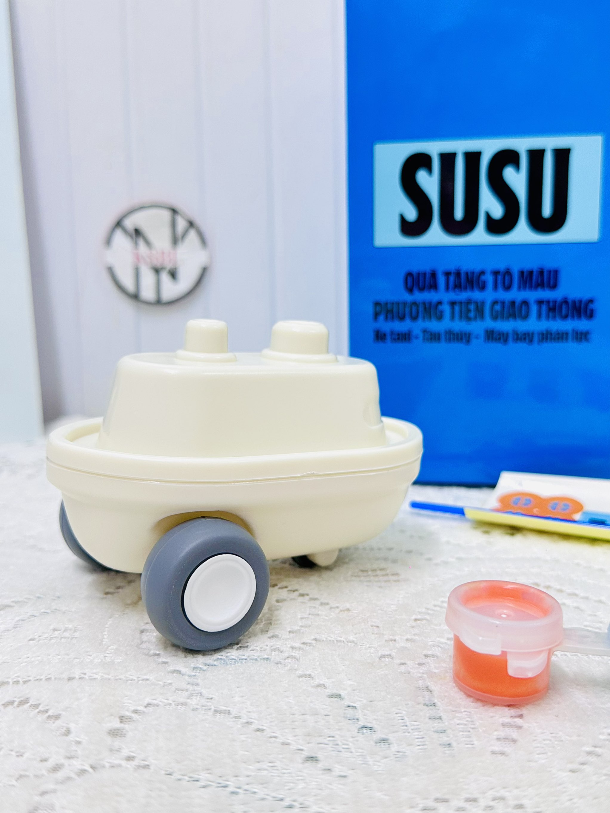 BỘ ĐỒ CHƠI TÔ MÀU XE KUN CHO BÉ (1)