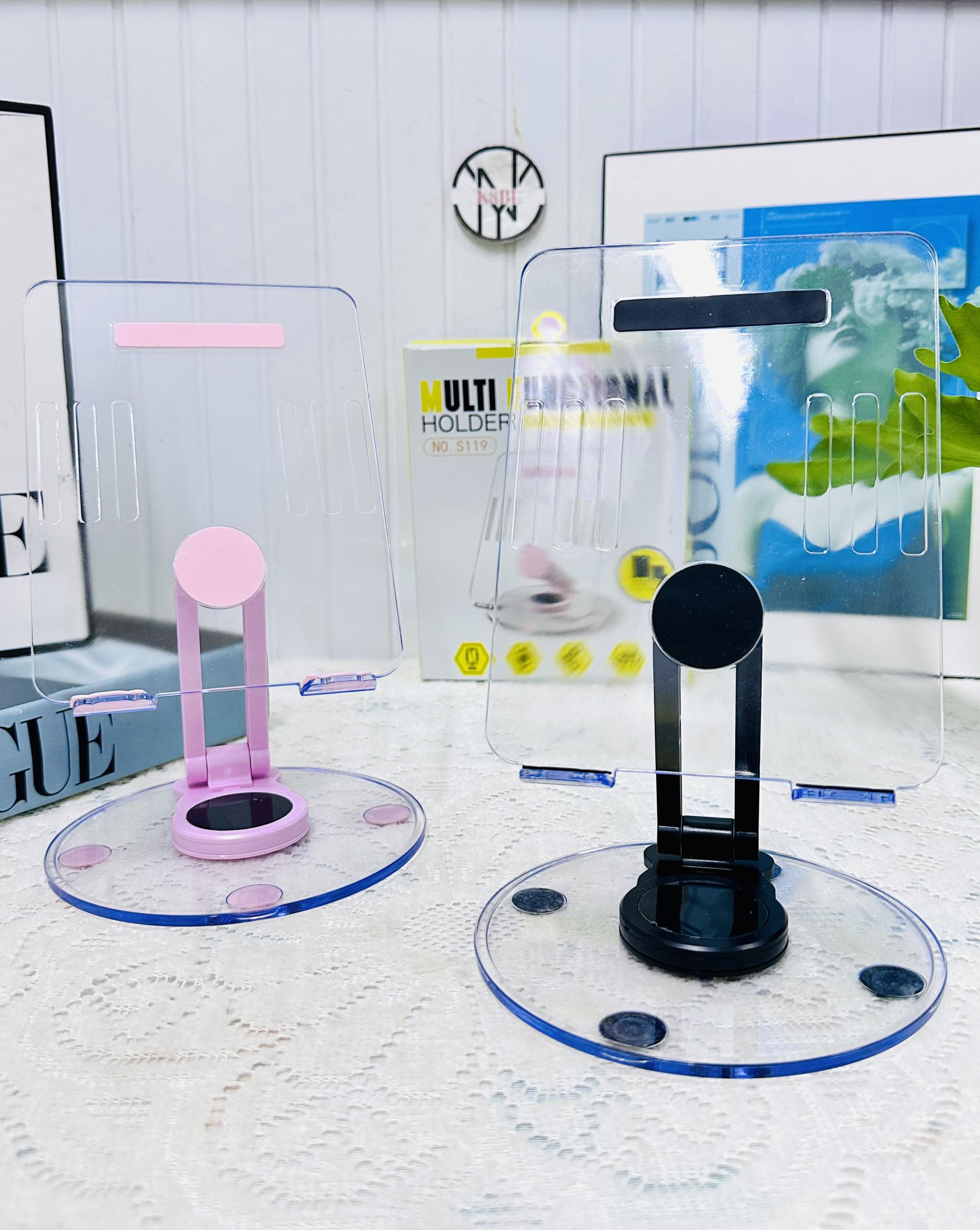 Giá đỡ máy tính bảng S119 trong suốt 10,9 inch có thể điều chỉnh (2)