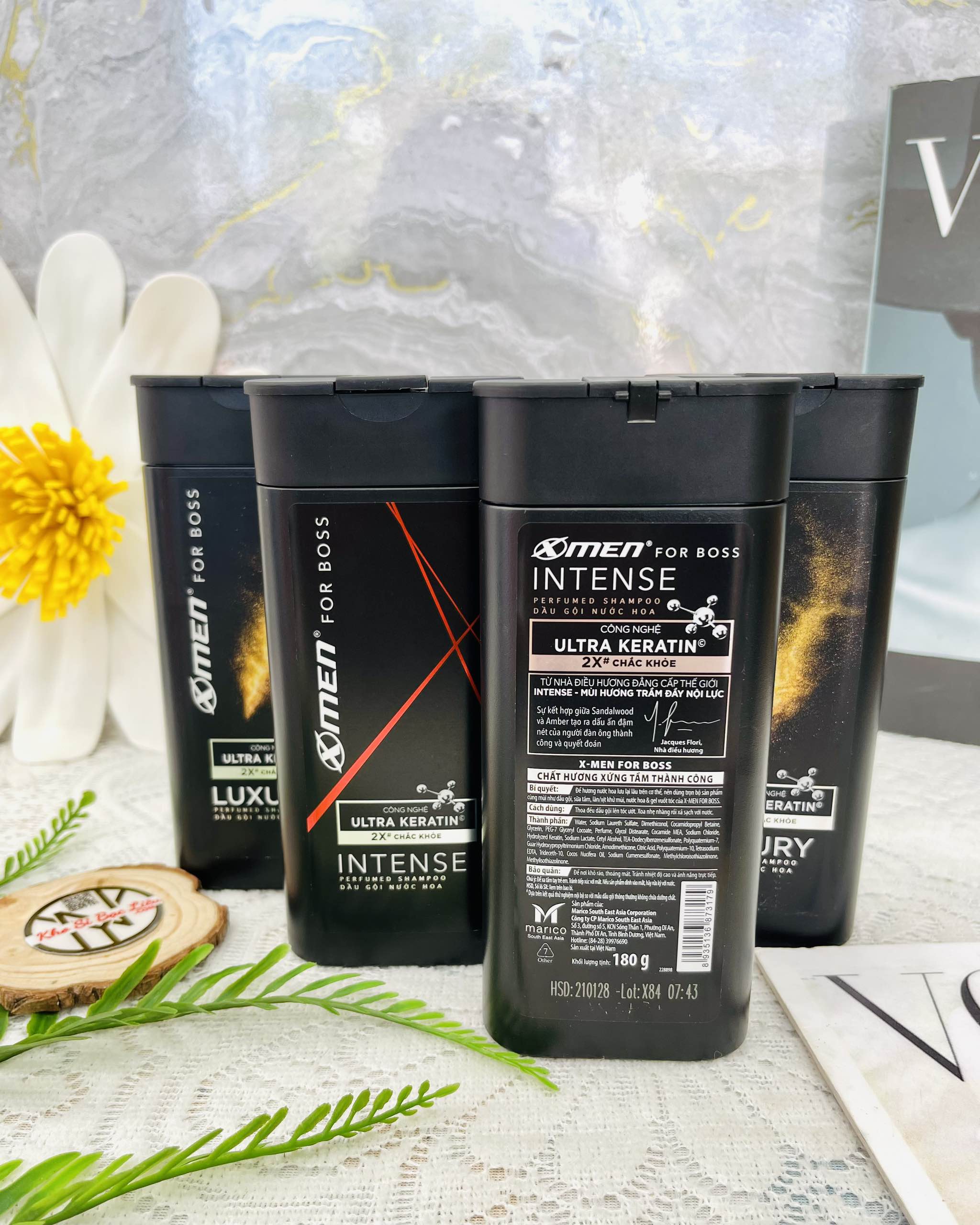 DẦU GỘI NƯỚC HOA X-MEN FOR BOSS 'INTENSE' 180g