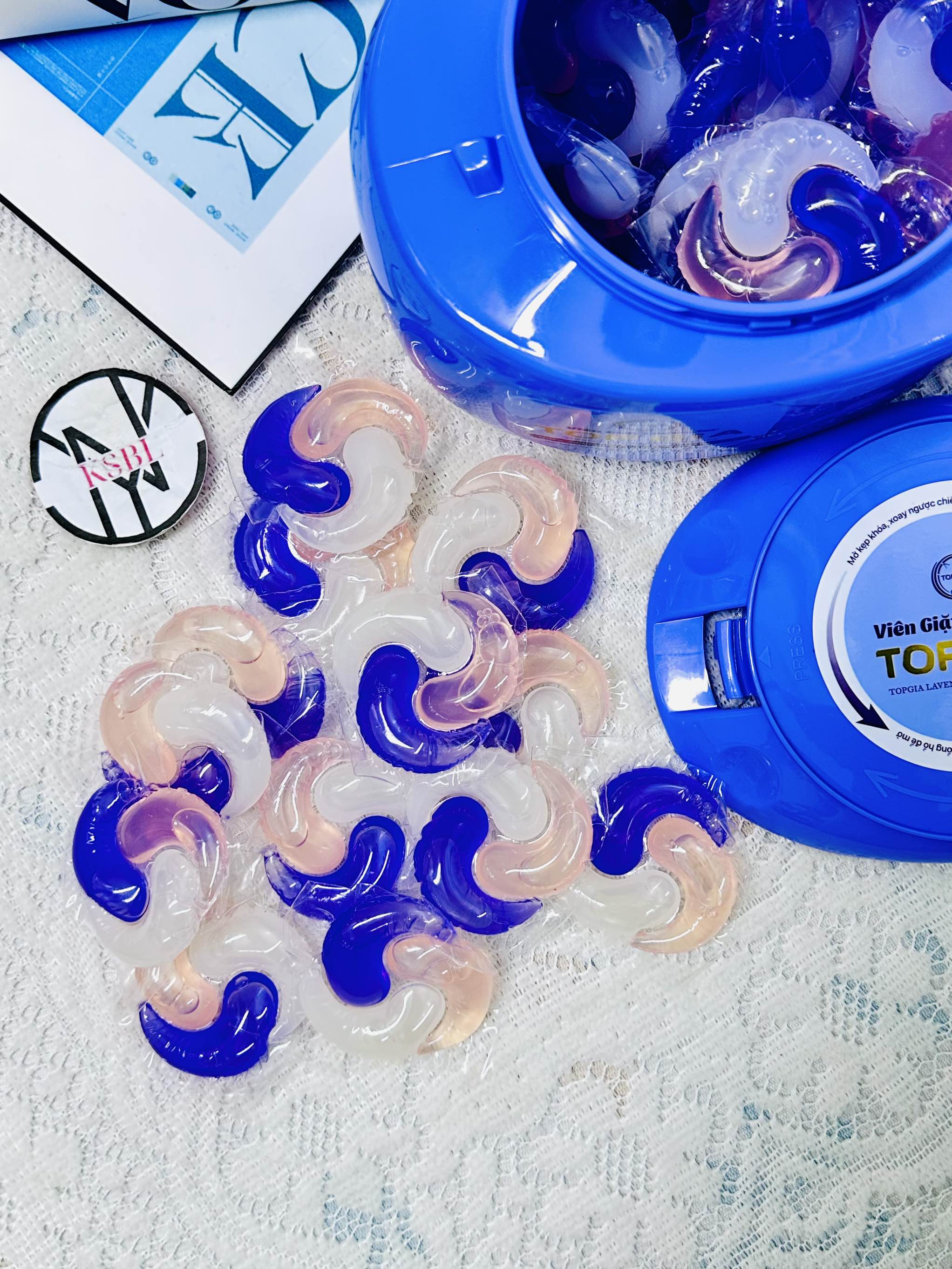 HỘP 40 VIÊN GIẶT TOPGIA 3in1 CHÍNH HÃNG (5)
