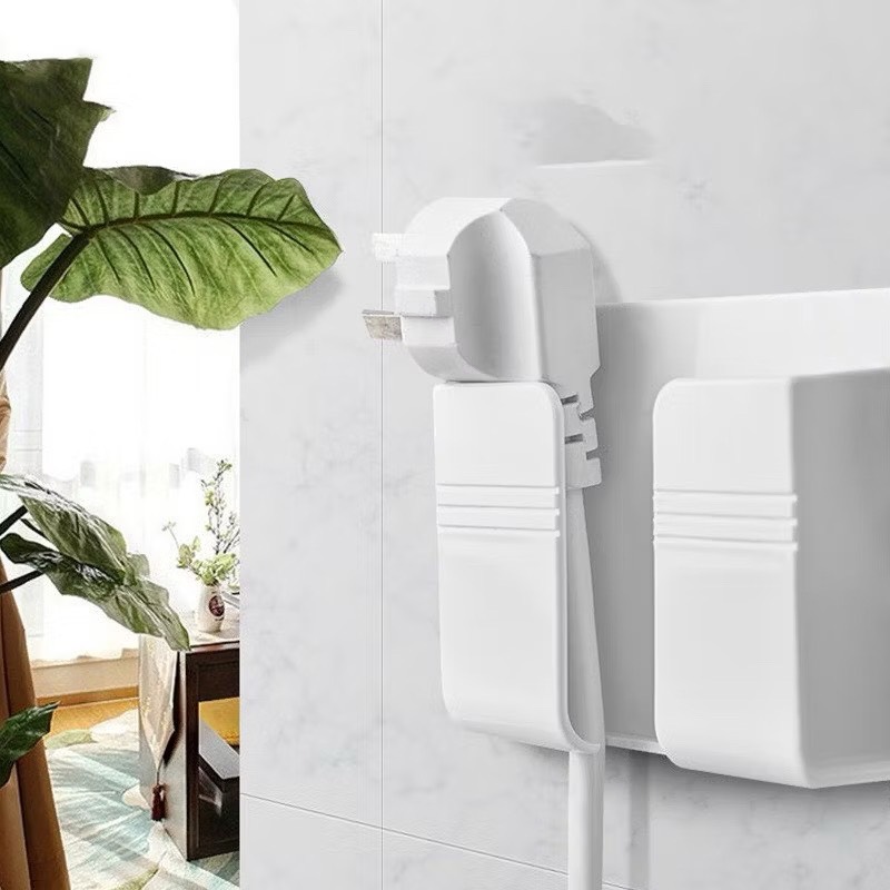 Khay Dán Tường Đựng Remote Điện Thoại Sạc Pin (1) '