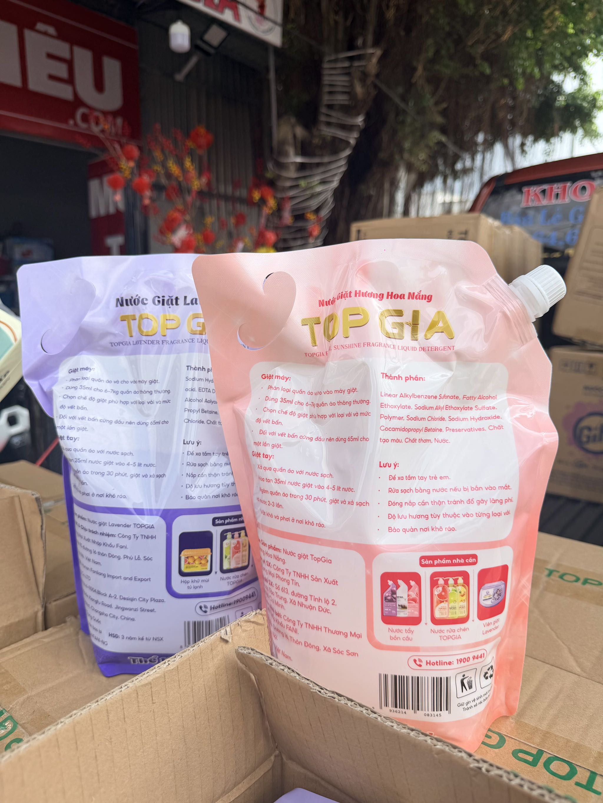 TÚI NƯỚC GIẶT XẢ TOPGIA LỚN 2L CHÍNH HÃNG (2)