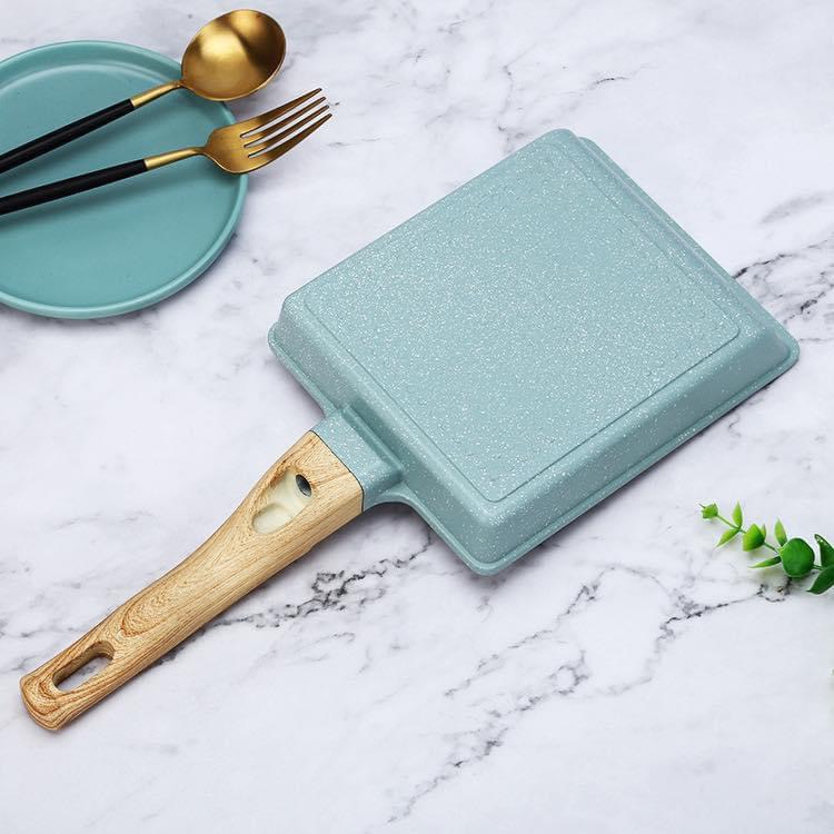 Chảo Vuông Chiên Trứng Cuộn Loại Đẹp Xịn