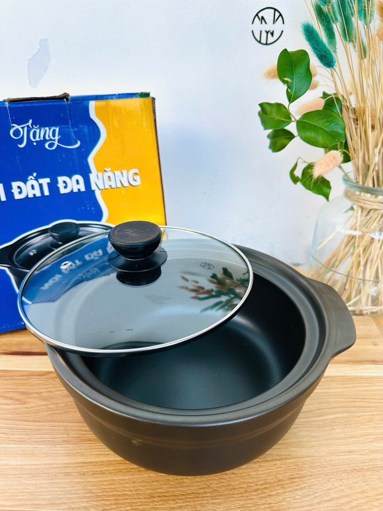 NỒI ĐẤT 1.5L HÀNG QUÀ TẶNG NHÃN HÀNG XỊN CÓ HỘP (6) '