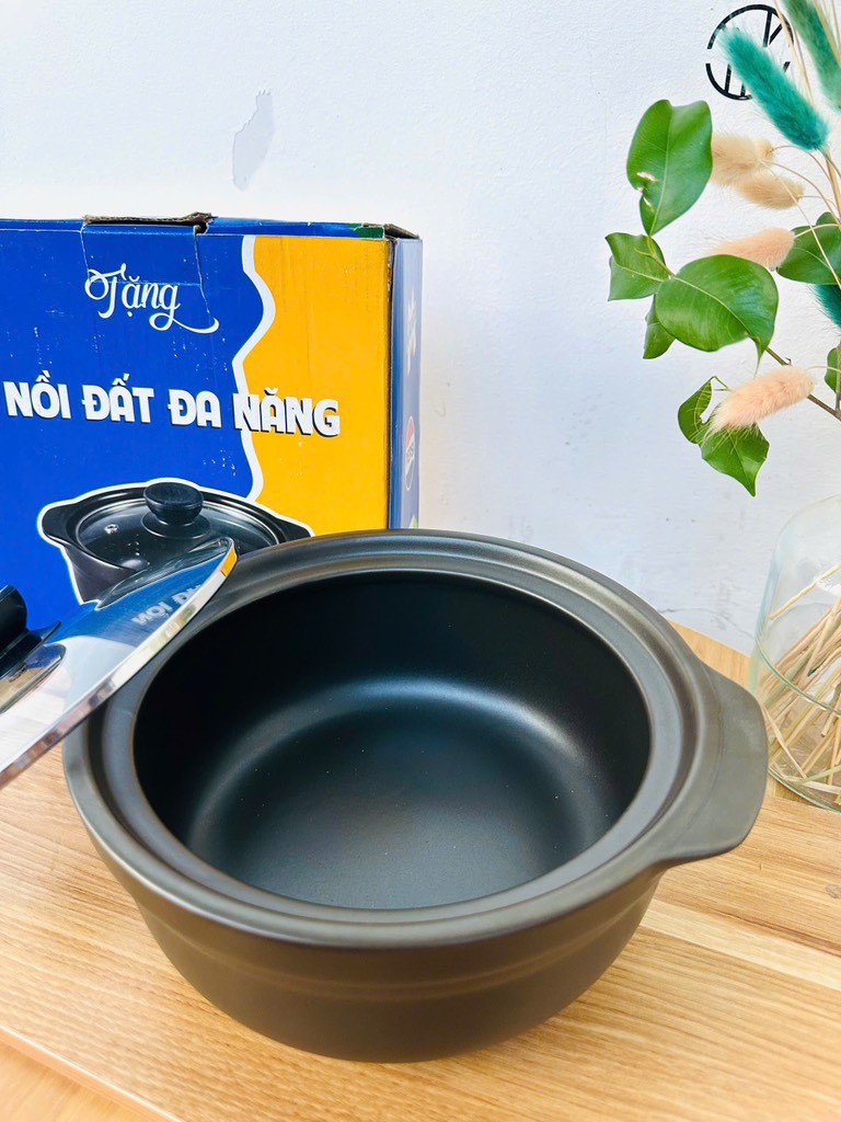 NỒI ĐẤT 1.5L HÀNG QUÀ TẶNG NHÃN HÀNG XỊN CÓ HỘP (6) '
