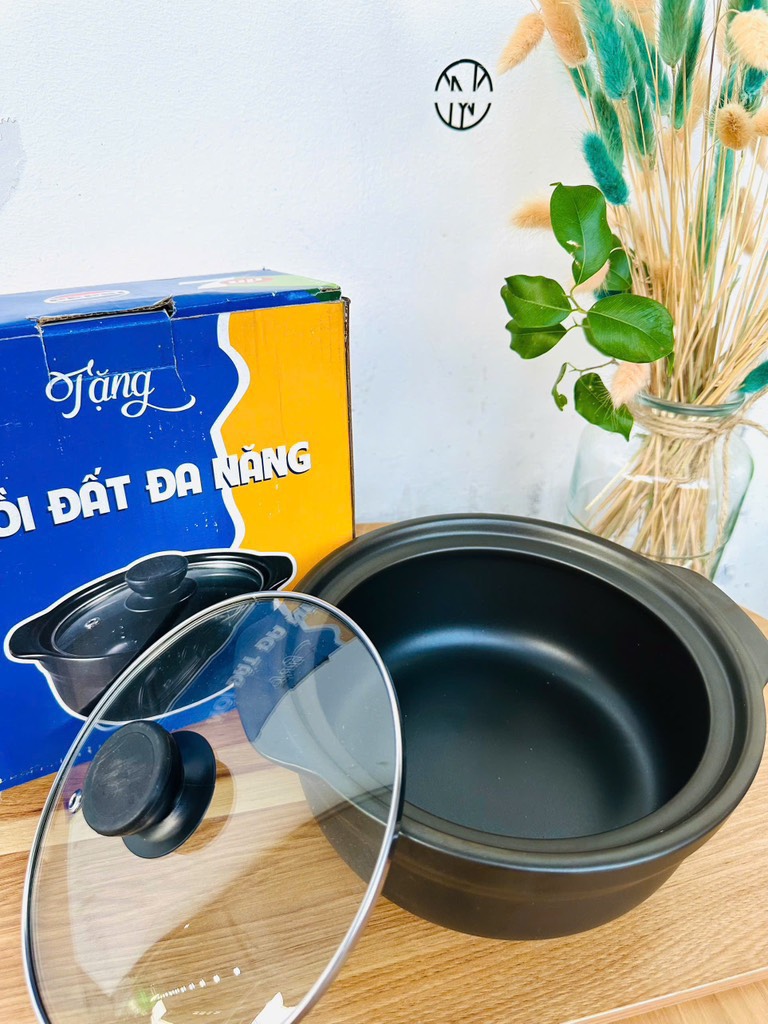 NỒI ĐẤT 1.5L HÀNG QUÀ TẶNG NHÃN HÀNG XỊN CÓ HỘP (6) '
