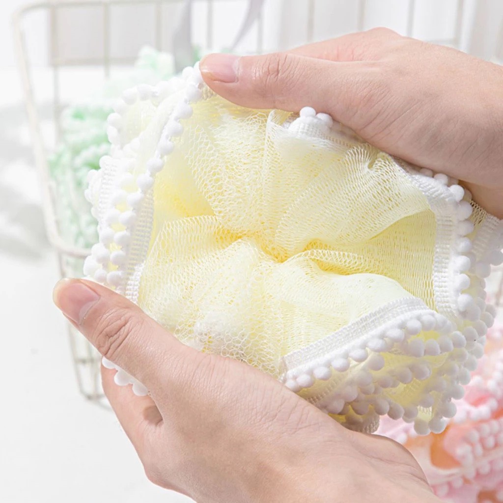 Bông Tắm Lưới Size To 14cm Tạo Bọt Siêu Đỉnh (1)