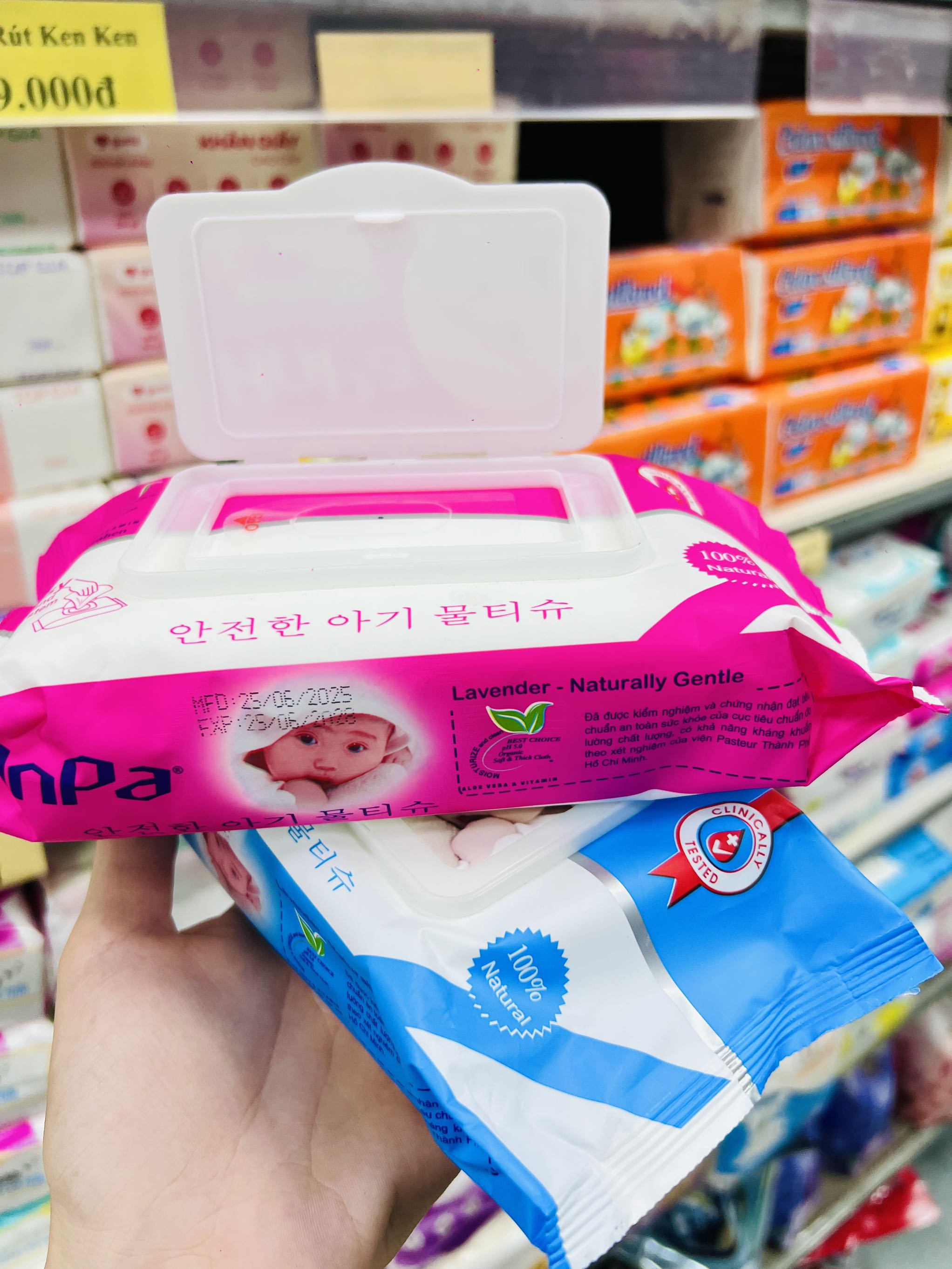 KHĂN ƯỚT ANPA CAO CẤP 80 TỜ CHÍNH HÃNG KHÔNG MÙI AN TOÀN CHO BÉ (1) '