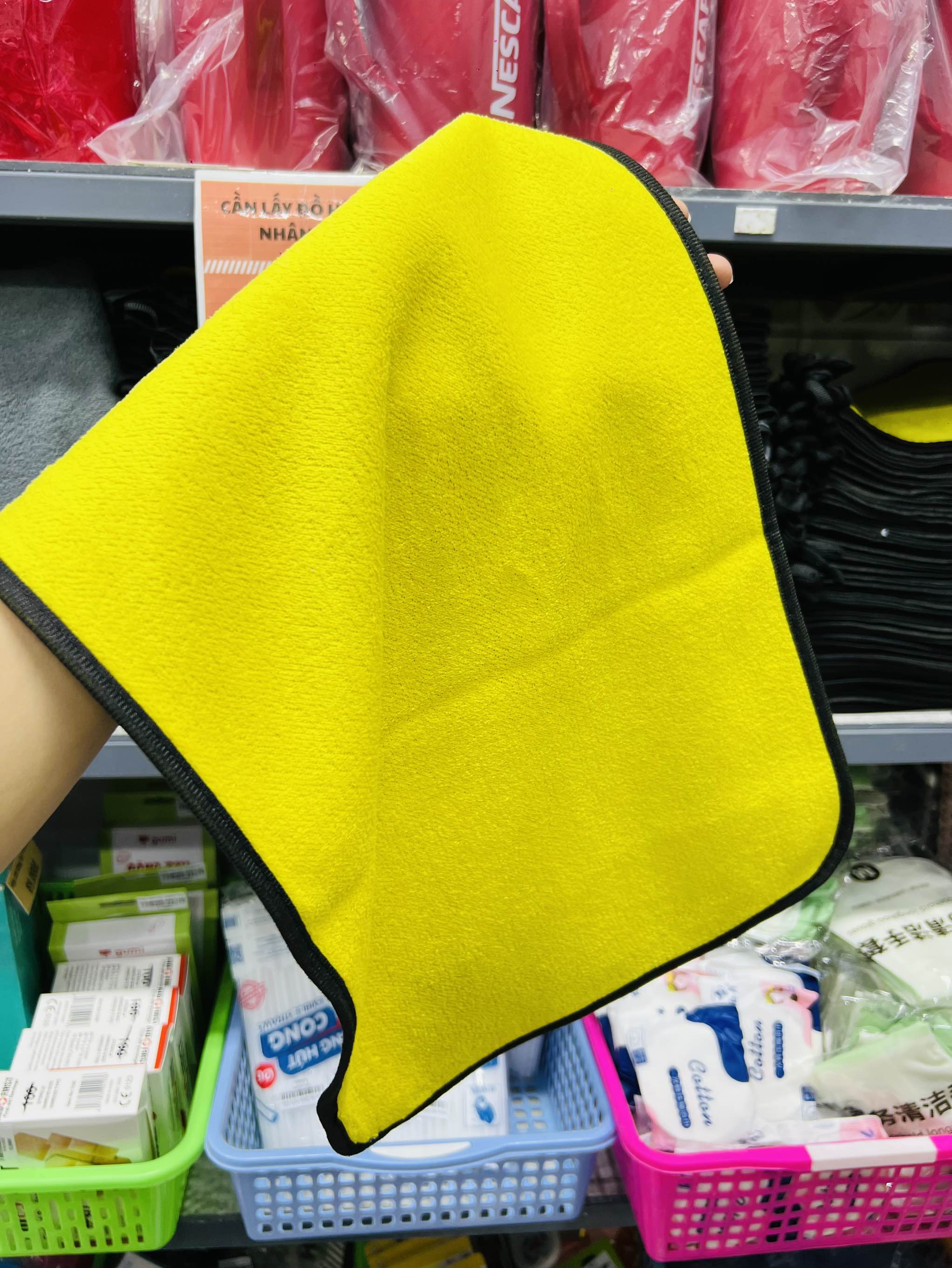 KM Khăn Lau Chùi Xe Siêu Thấm Nước Size LỚN Đại 30x60cm Dầy (1) '
