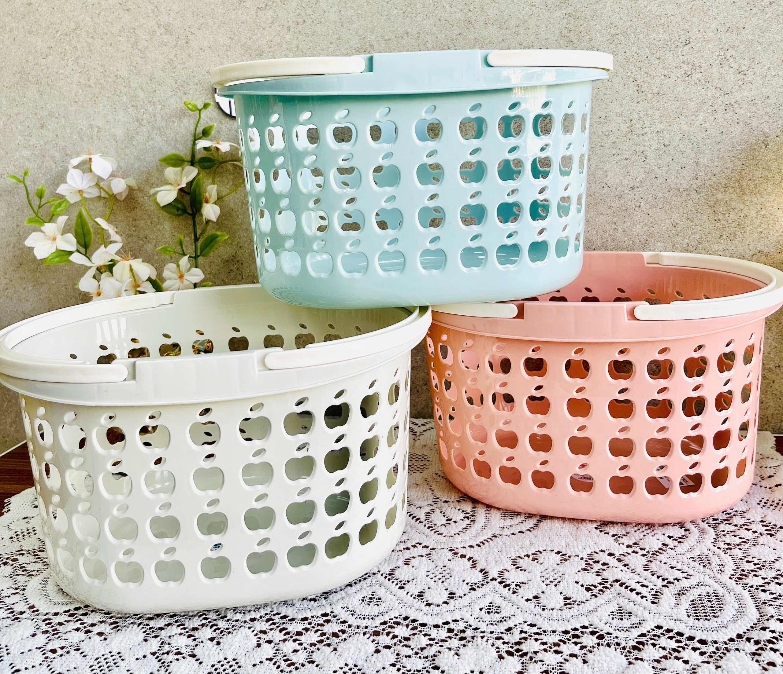 GIỎ 2 QUAI ELIP SIZE VỪA VIỆT NHẬT (3205) (26x20x15cm)