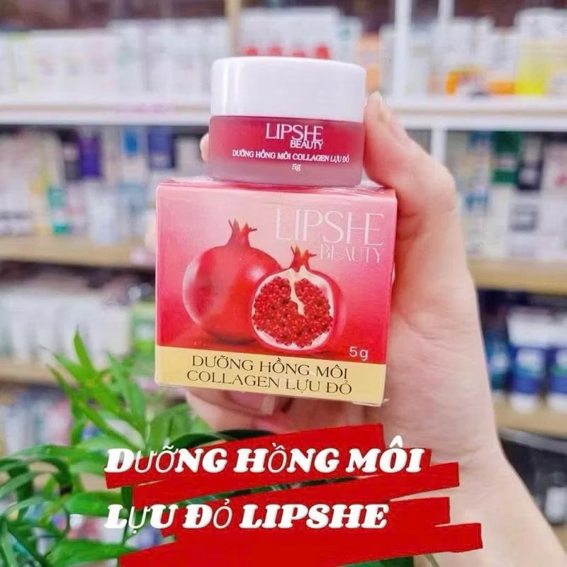 SON DƯỠNG MÔI , Ủ MÔI LIPSHE LỰU ĐỎ (3)