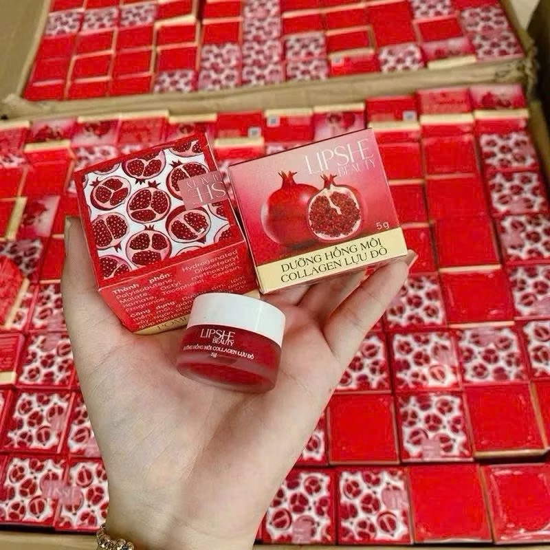 SON DƯỠNG MÔI , Ủ MÔI LIPSHE LỰU ĐỎ (3)