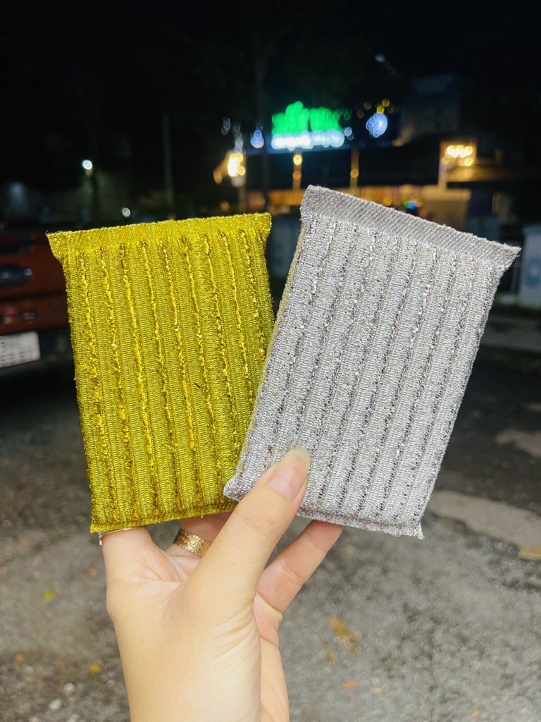KM MIẾNG CƯỚC RỬA CHÉN ĐA SẮC SAMRAN (ko ck mua 10 tặng 2 )