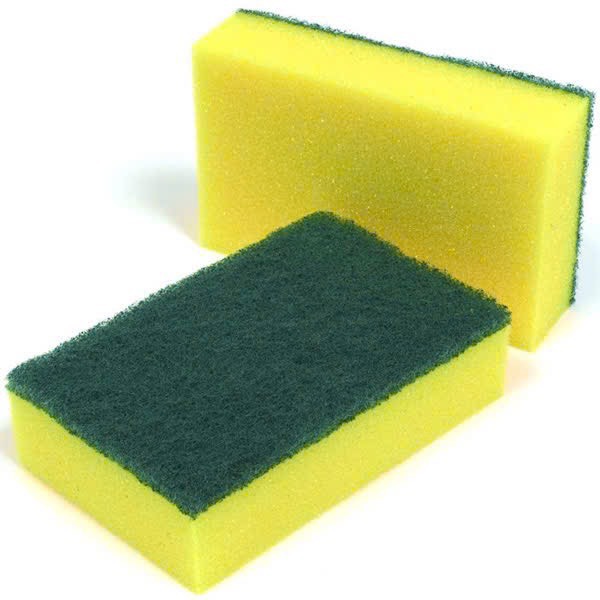 KM (10 TẶNG 5) BỌT BIỂN RỬA CHÉN MÀU XANH ( KO Ck)