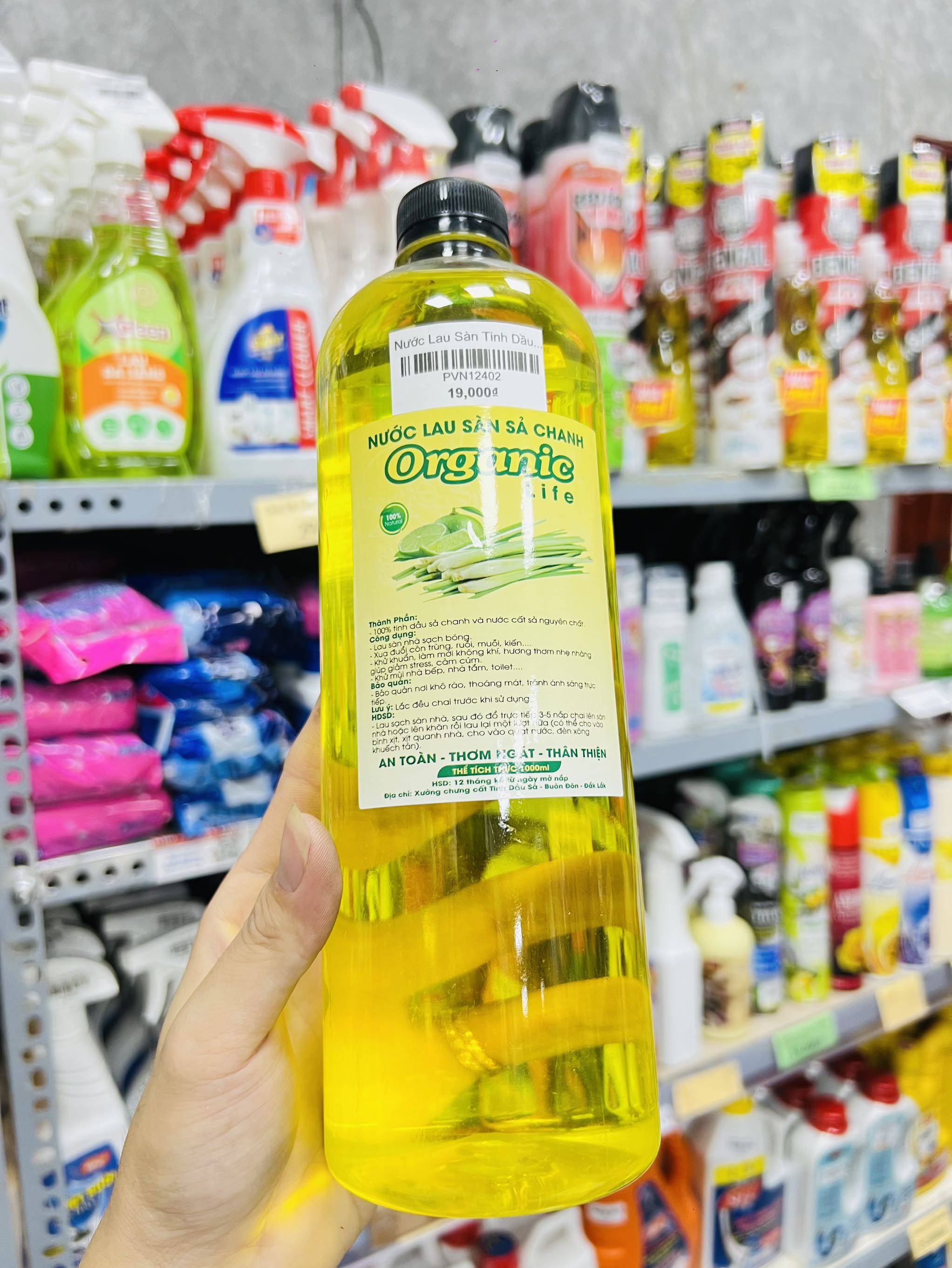 Nước Lau Sàn Tinh Dầu Chanh Xả Hàng Gia Công 1L (2) '
