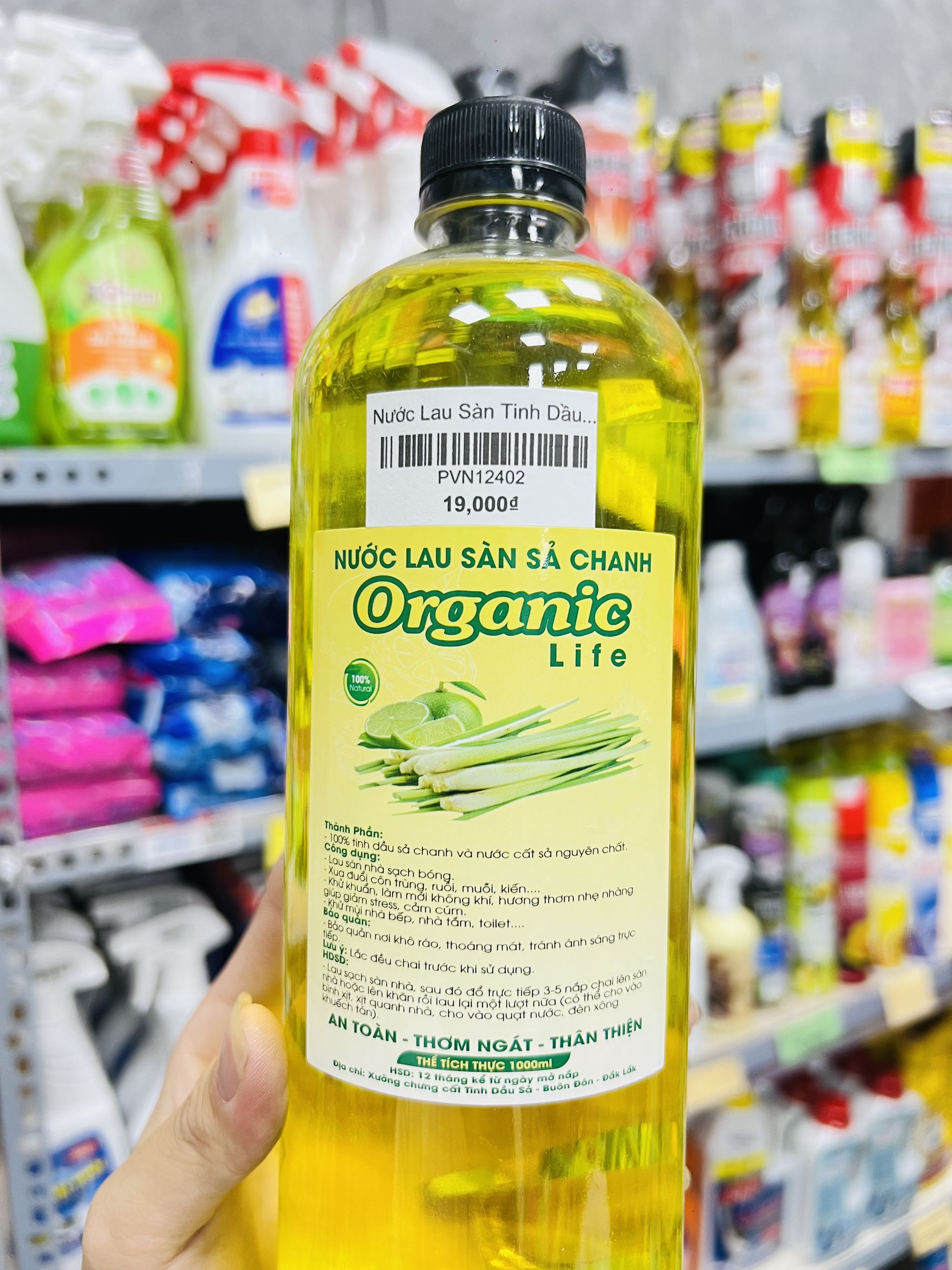 Nước Lau Sàn Tinh Dầu Chanh Xả Hàng Gia Công 1L (2) '