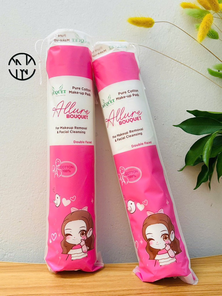 ‘ BÔNG TẨY TRANG CHÍNH HÃNG BOUQUET 155 MIẾNG (1)