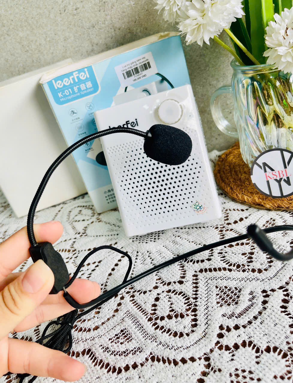 Loa trợ giảng kèm mic hàng nhập khẩu bluetooth