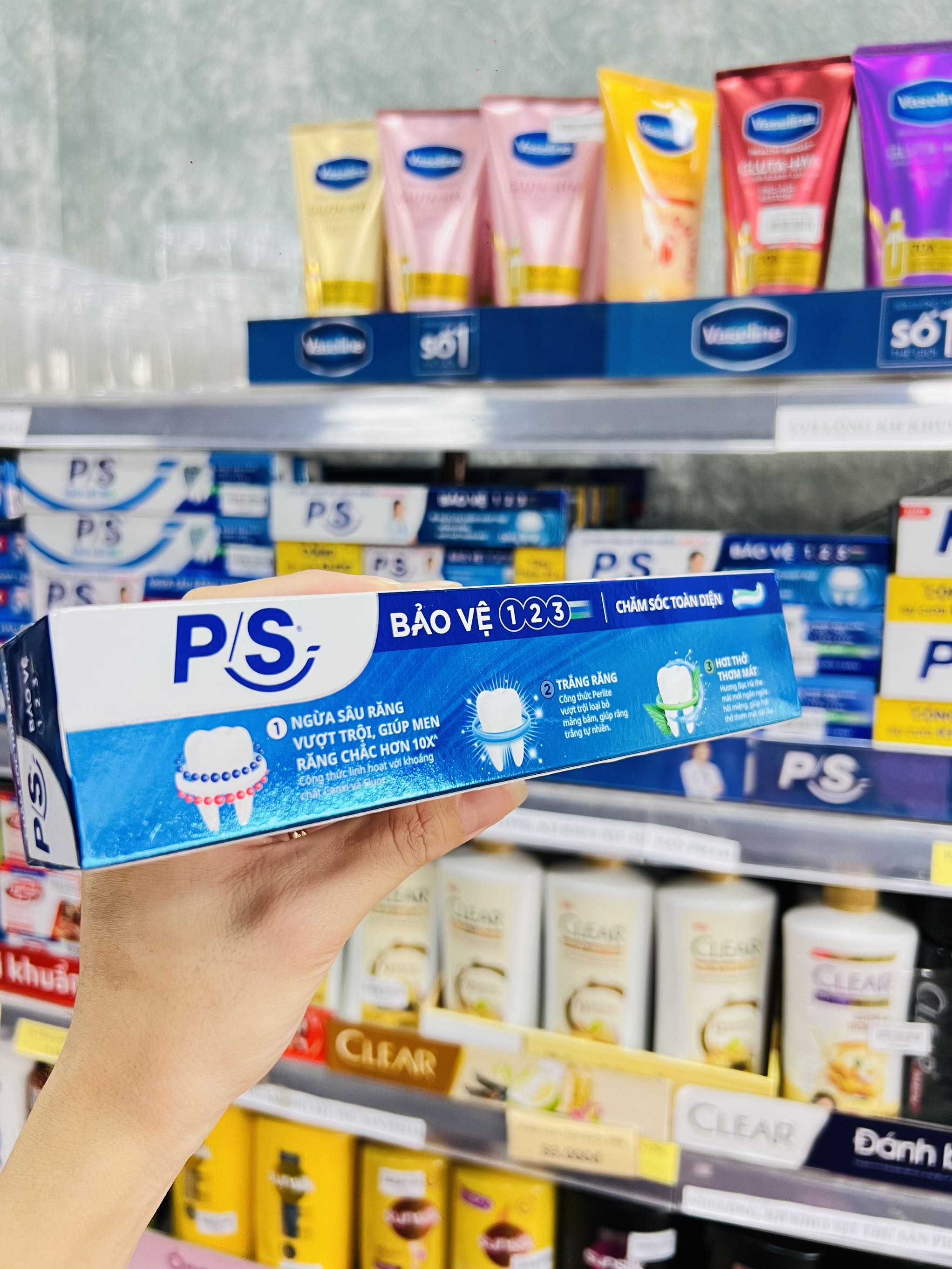 "KEM ĐÁNH RĂNG P/S BẢO VỆ 123 180g CHÍNH HÃNG( KO ÁP DỤNG CT GIẢM 10% CỦA TTĐ) (1) '