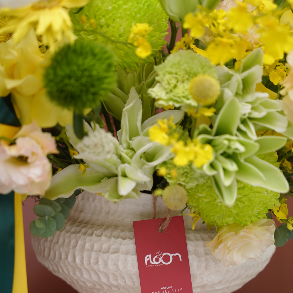 Bình Gốm Hoa Tươi cao cấp