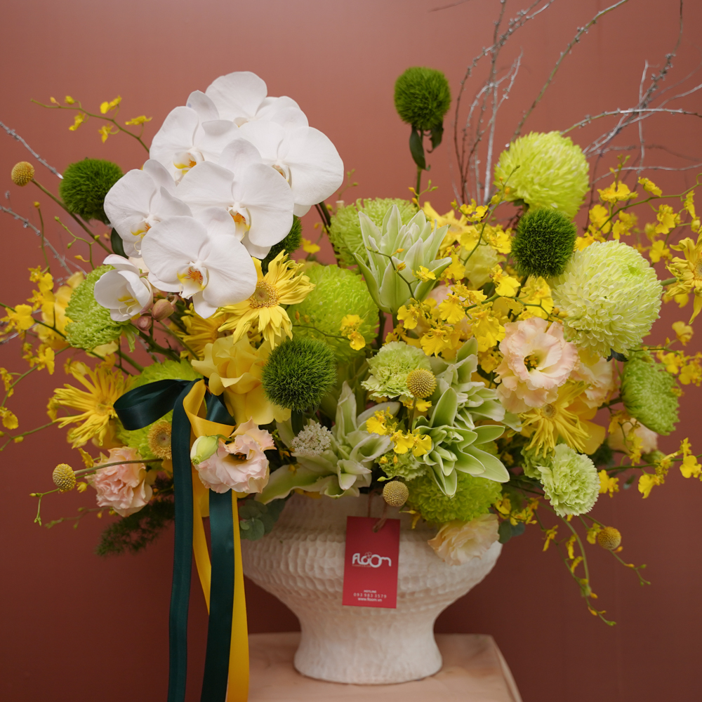 Bình Gốm Hoa Tươi cao cấp