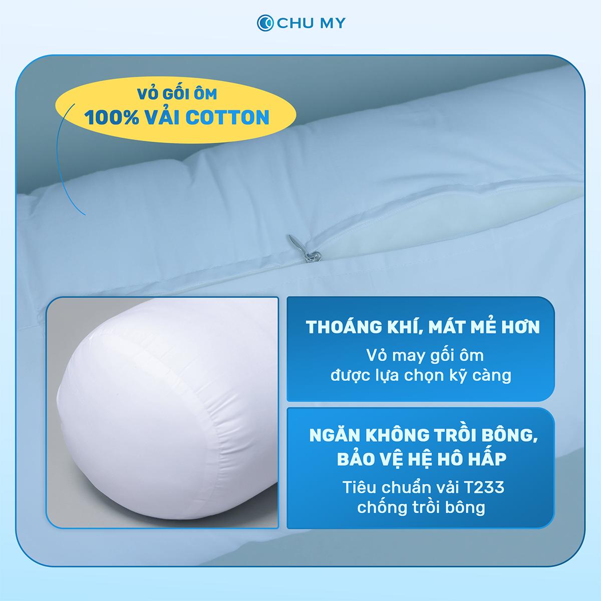 Ruột Gối Ôm Khách Sạn 5 Sao Microfiber D40x100cm - Hình ảnh 3
