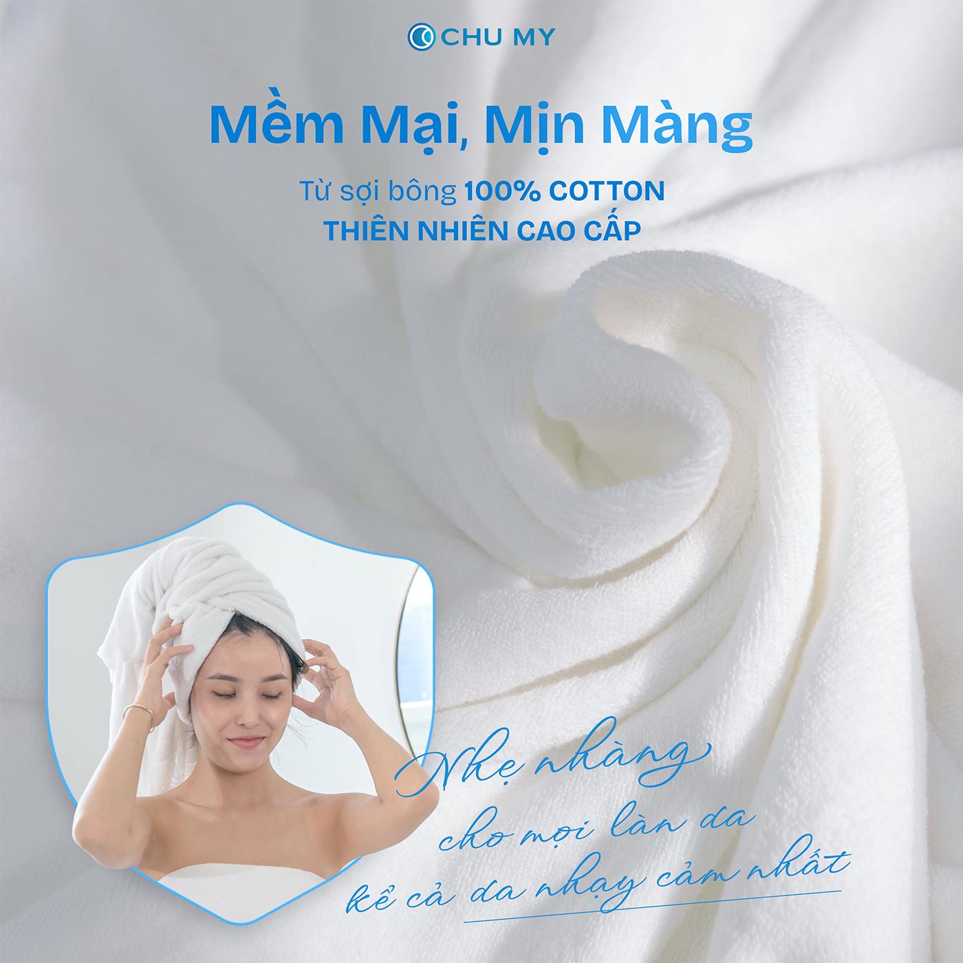 Khăn Tắm Khách Sạn 5 Sao Cotton 100% - Hình ảnh 3