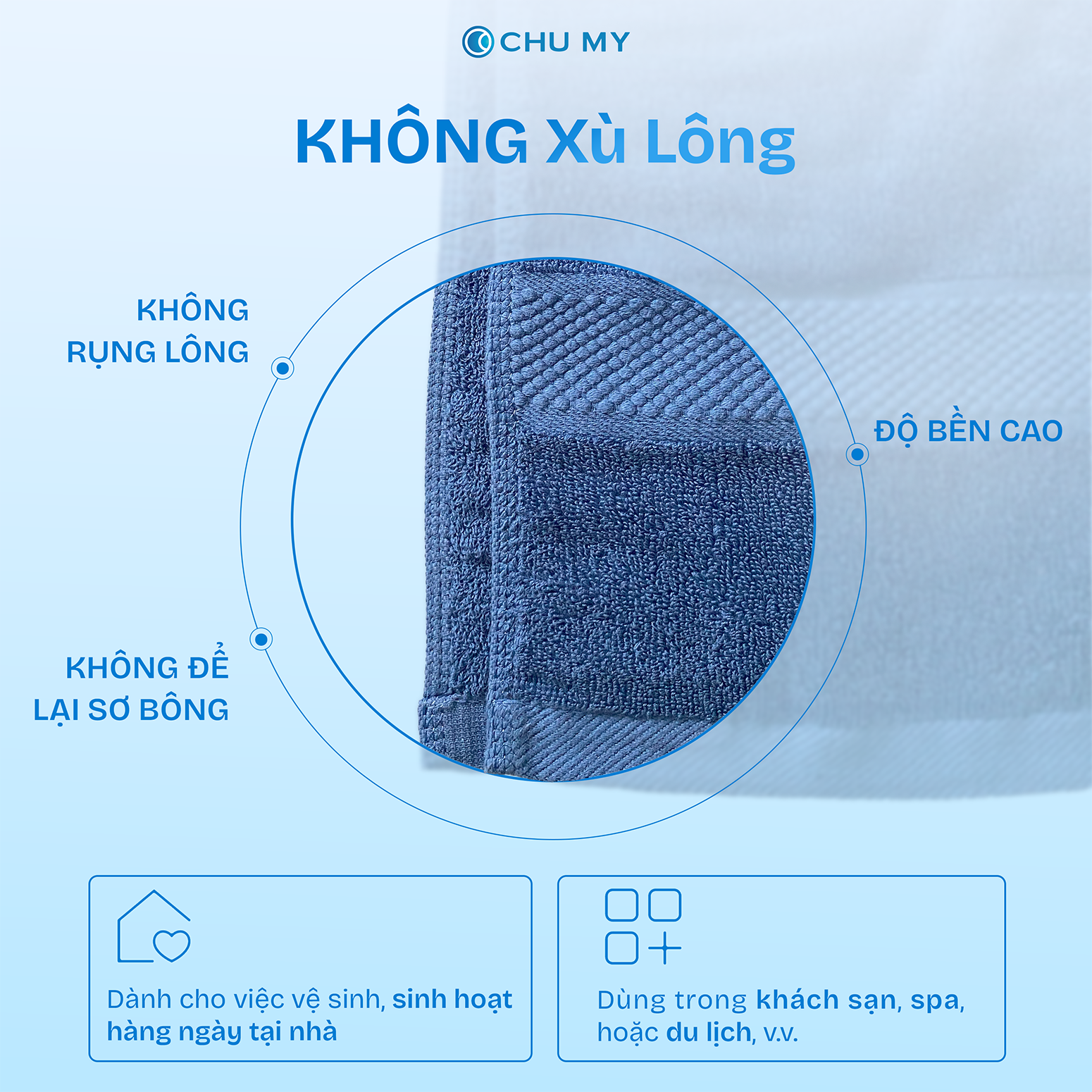 Khăn Tắm Màu Hàn Quốc 70x140cm Cotton 430g - Hình ảnh 3
