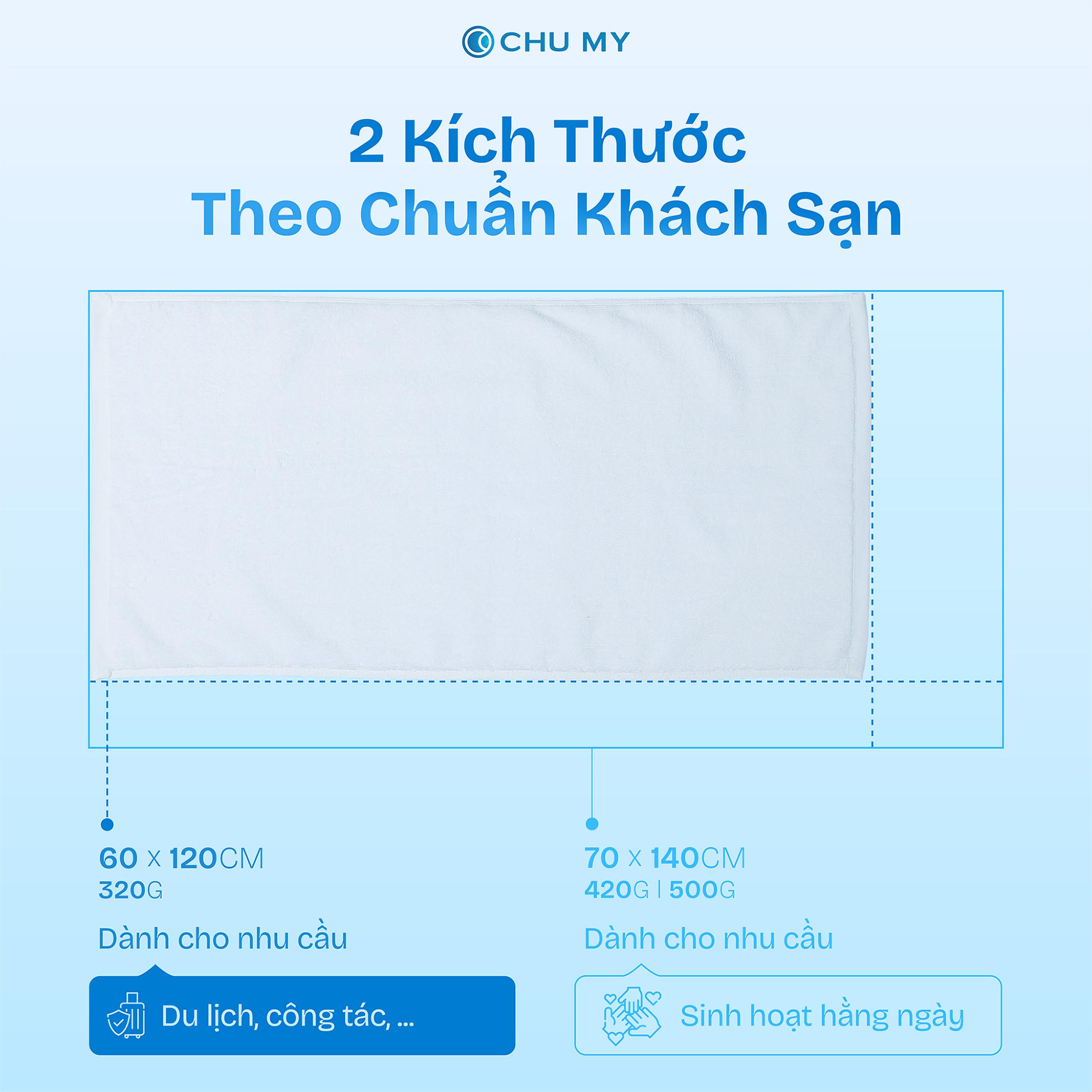 Khăn Tắm Khách Sạn 5 Sao Cotton 100% - Hình ảnh 5