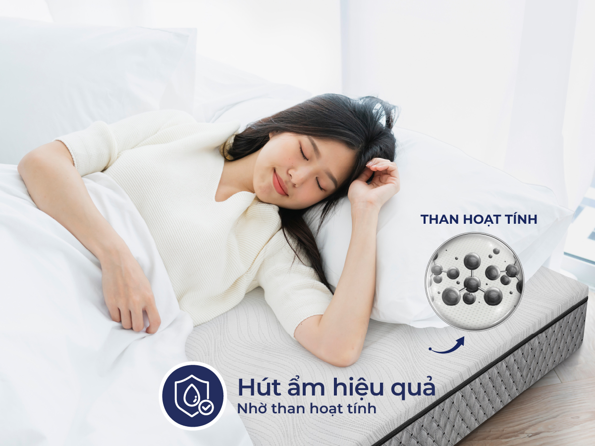 Nệm cao su Liên Á L'ADOME GREY - Hình ảnh 4