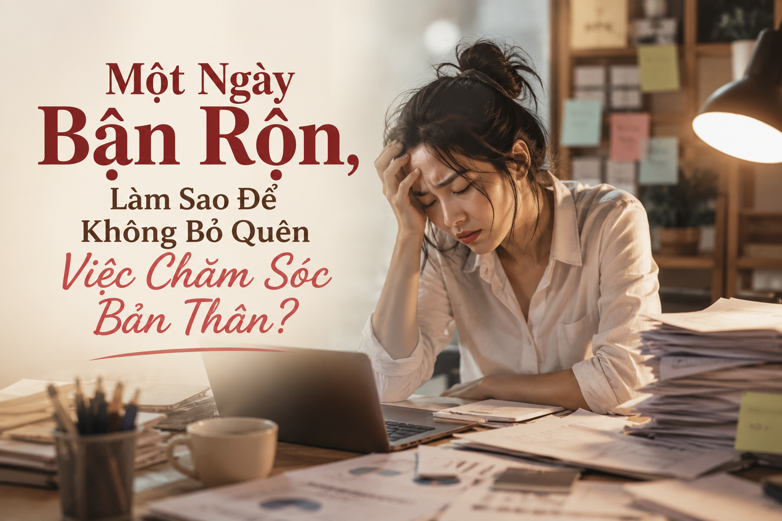 Một Ngày Bận Rộn, Làm Sao Để Không Bỏ Quên Việc Chăm Sóc Bản Thân?