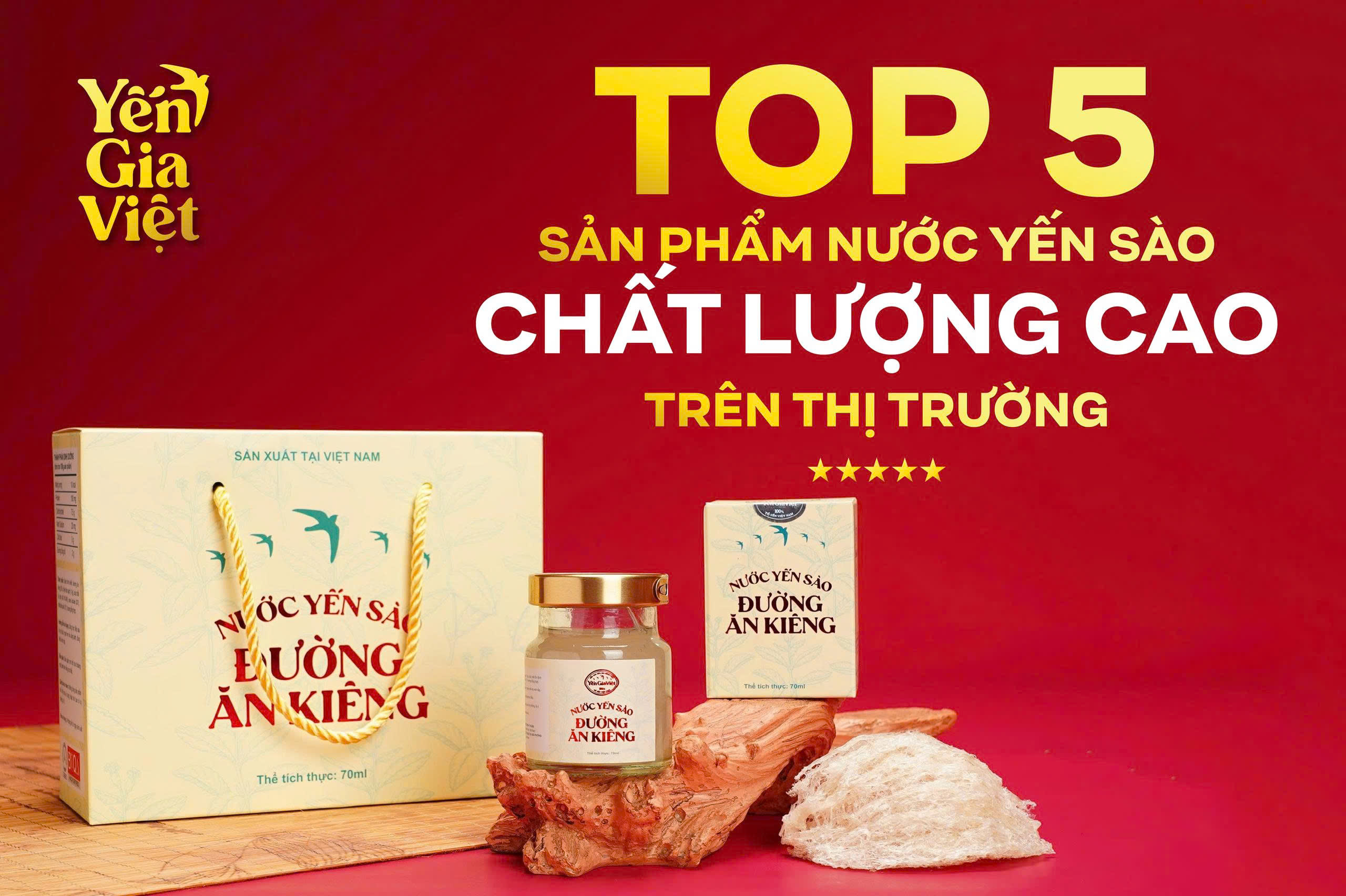 Top 5 Sản Phẩm Nước Yến Sào Chất Lượng Cao Trên Thị Trường