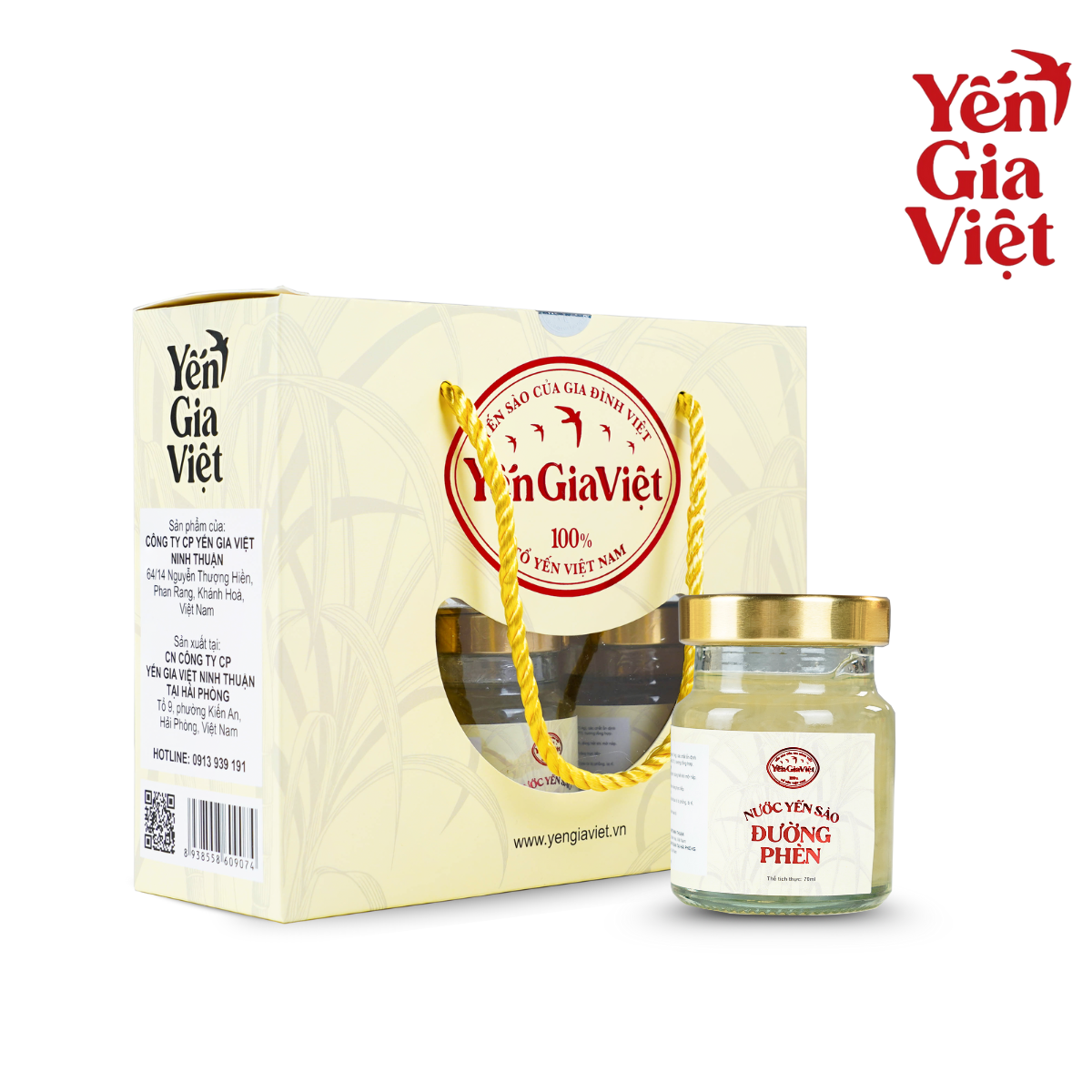 Nước Yến Sào Đường Phèn 70ml - Hộp 6 Hũ