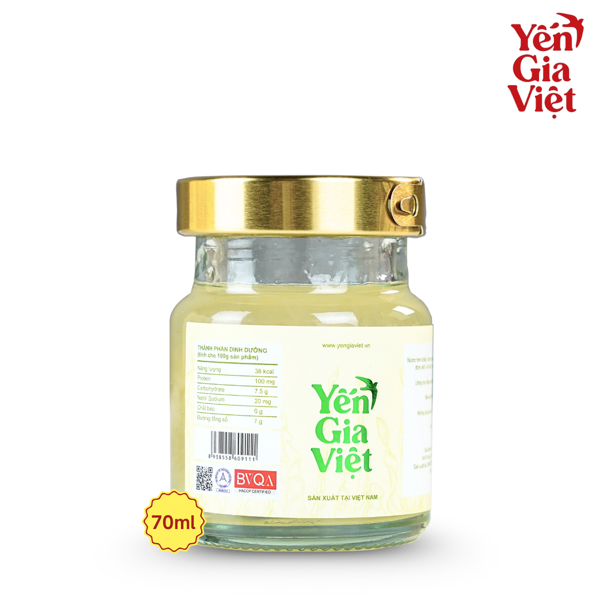 Combo 3 Hũ Nước Yến Sào Collagen 70ml