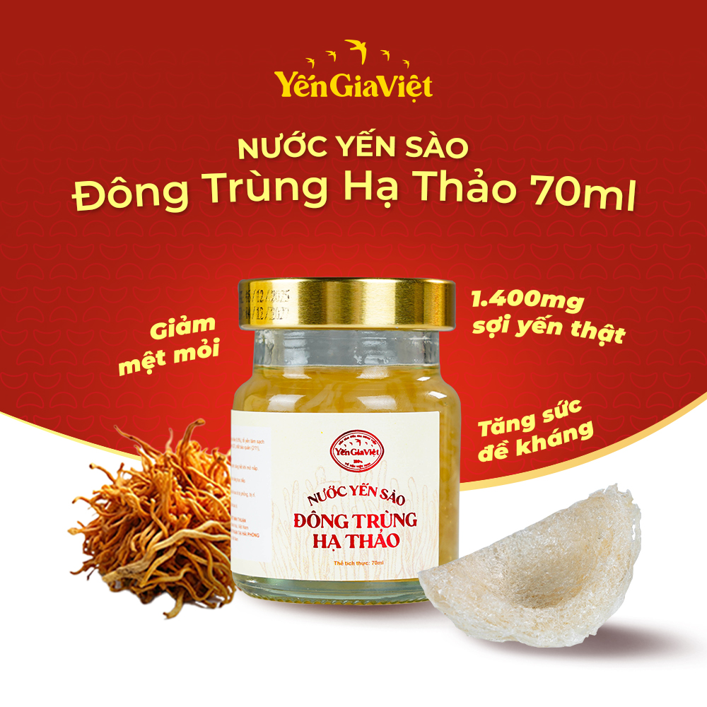 Nước Yến Sào Đông Trùng 70ml