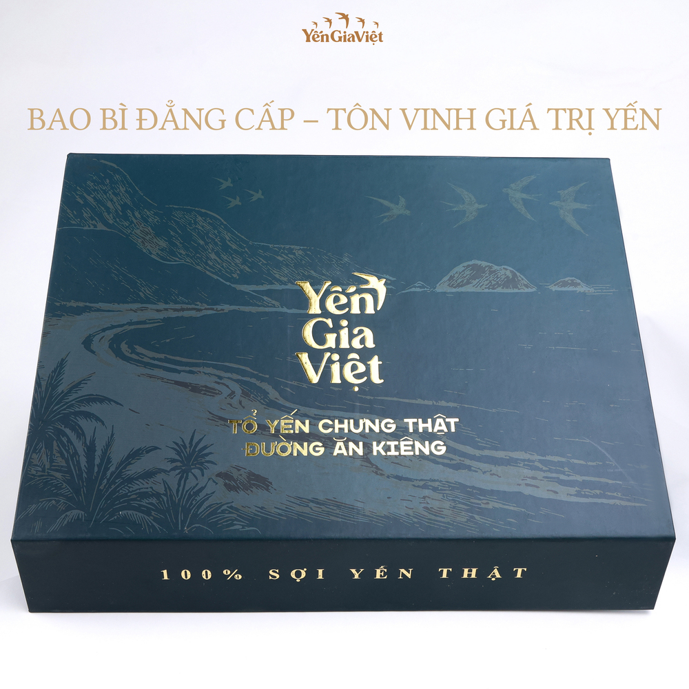 [Set 6 hũ 7.5G Yến Tươi] Tổ Yến Chưng Thật Đường ăn kiêng Yến Gia Việt cao cấp cho người tiểu đường - hũ 75ml