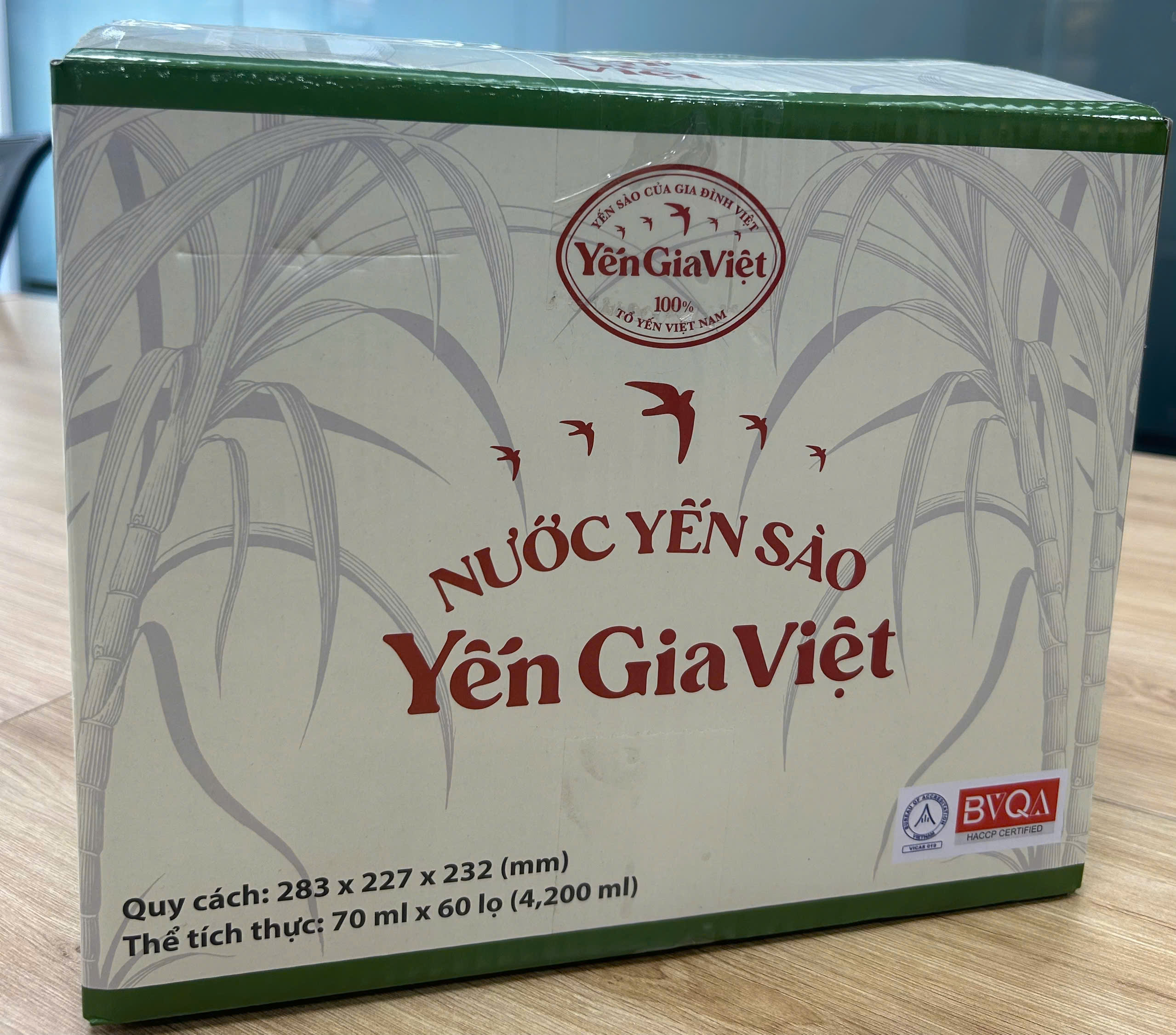 Nước Yến Sào Đường Phèn 70ml - Thùng 60 Hũ